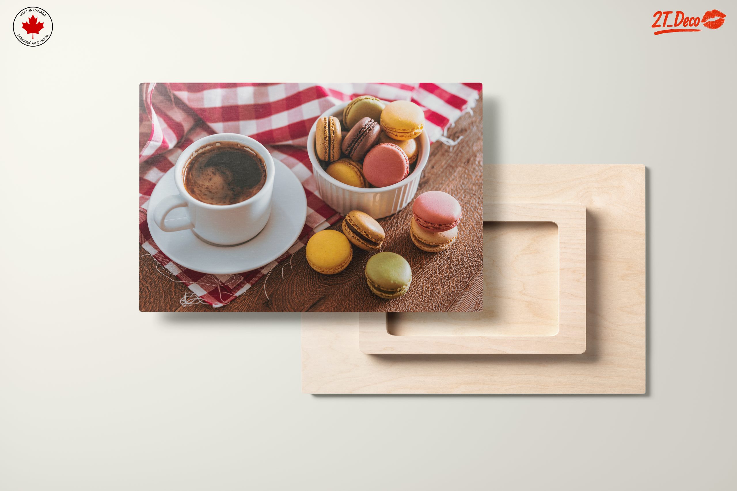 Coffee and Macarons Still Life Art - Image 11