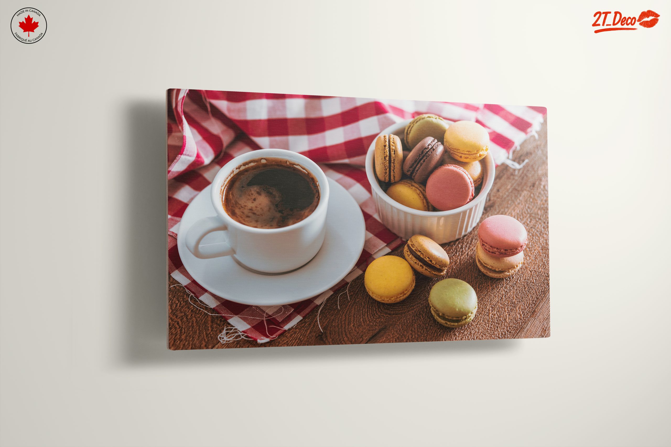 Coffee and Macarons Still Life Art - Image 13