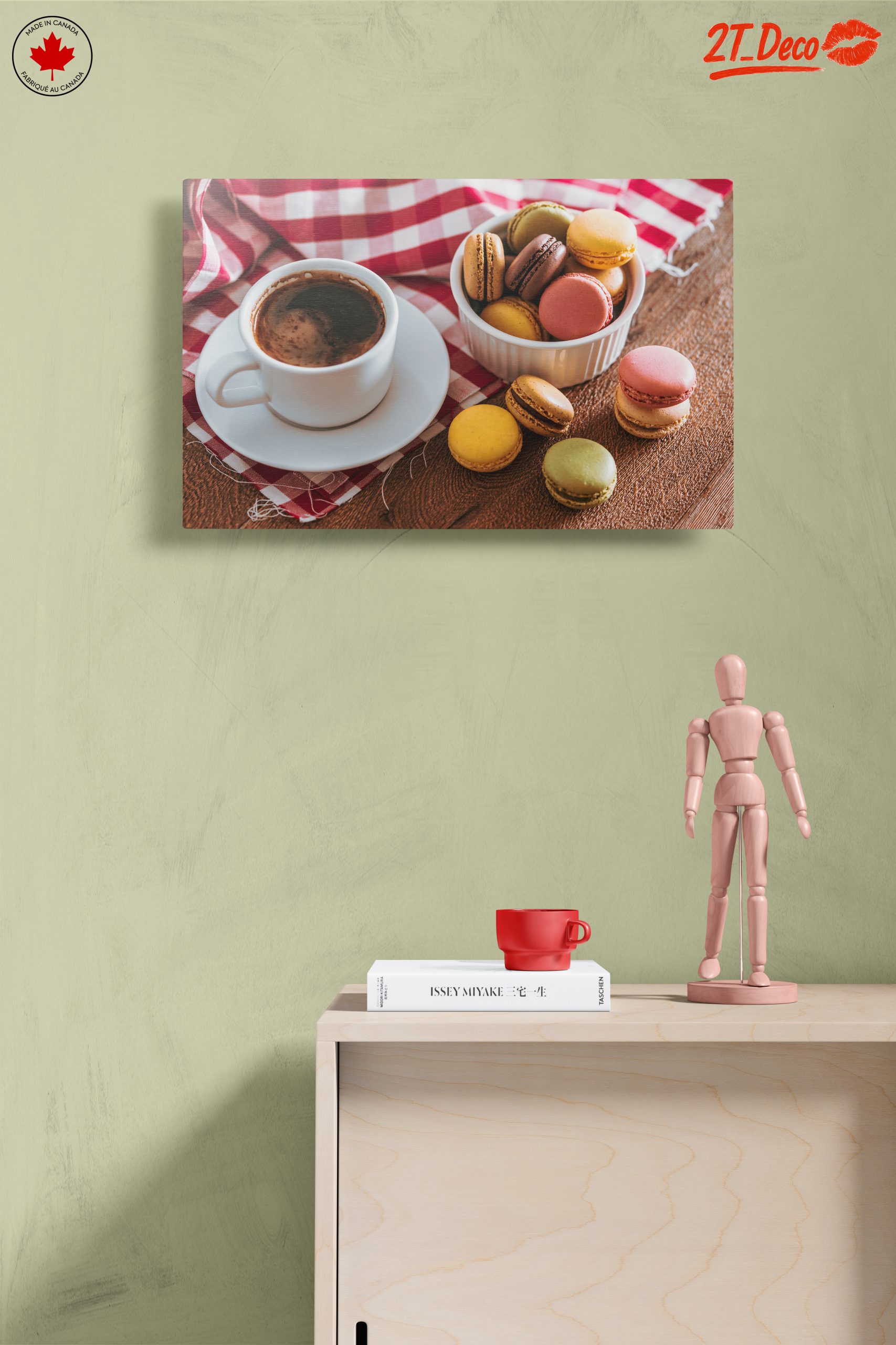 Coffee and Macarons Still Life Art - Image 14