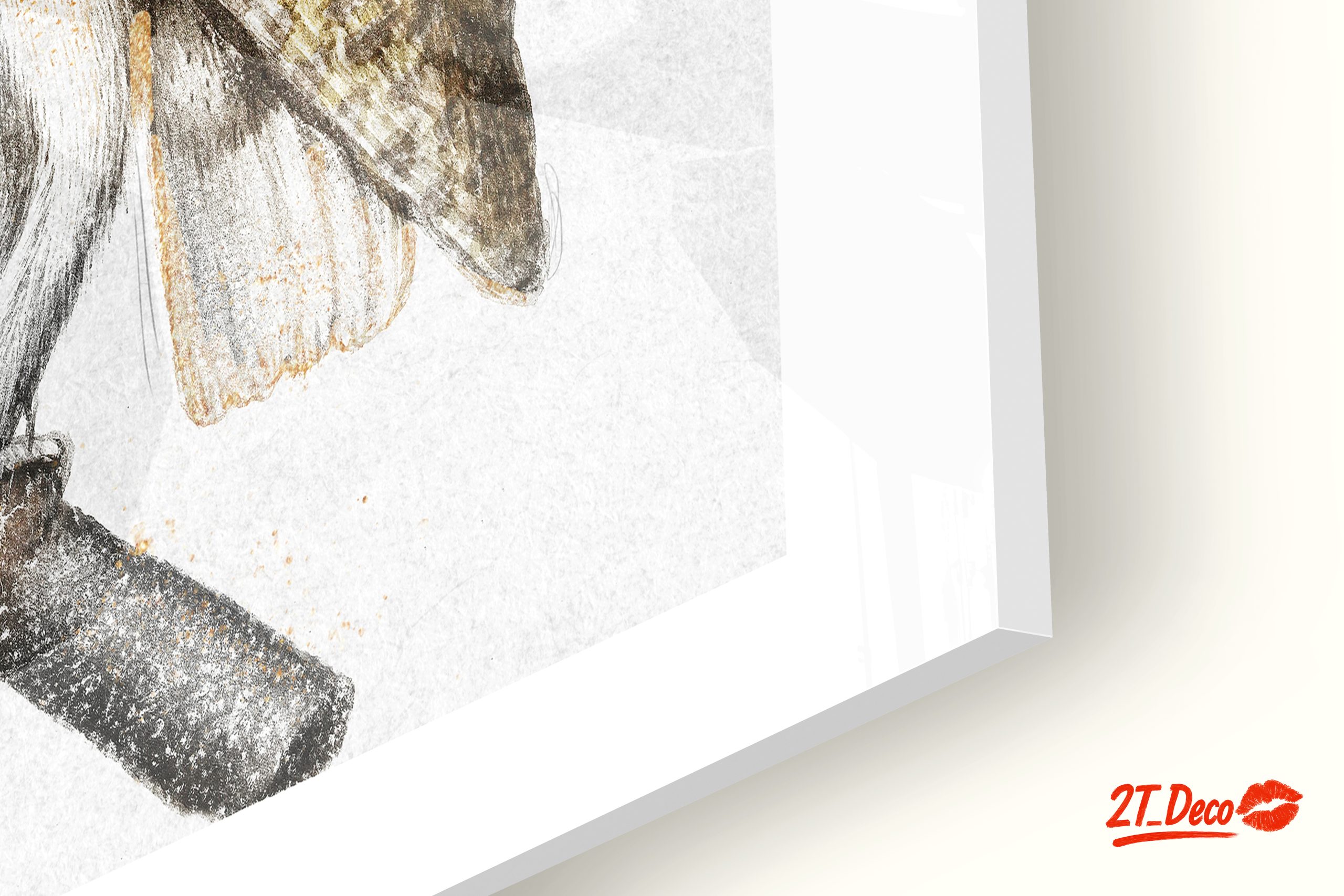 Illustration of a Barn Owl Perched - Image 9