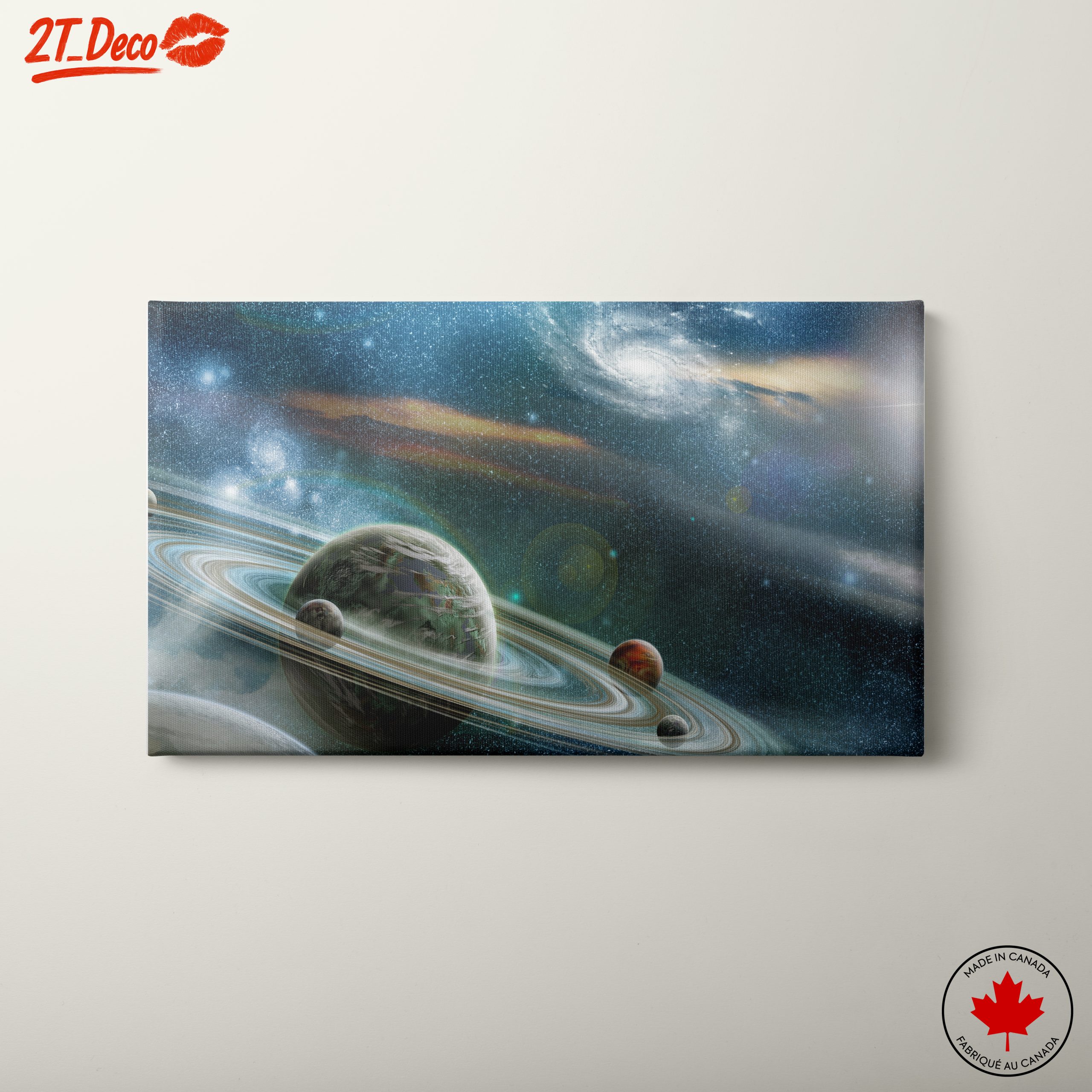 Cosmic Planets and Galaxies Artwork