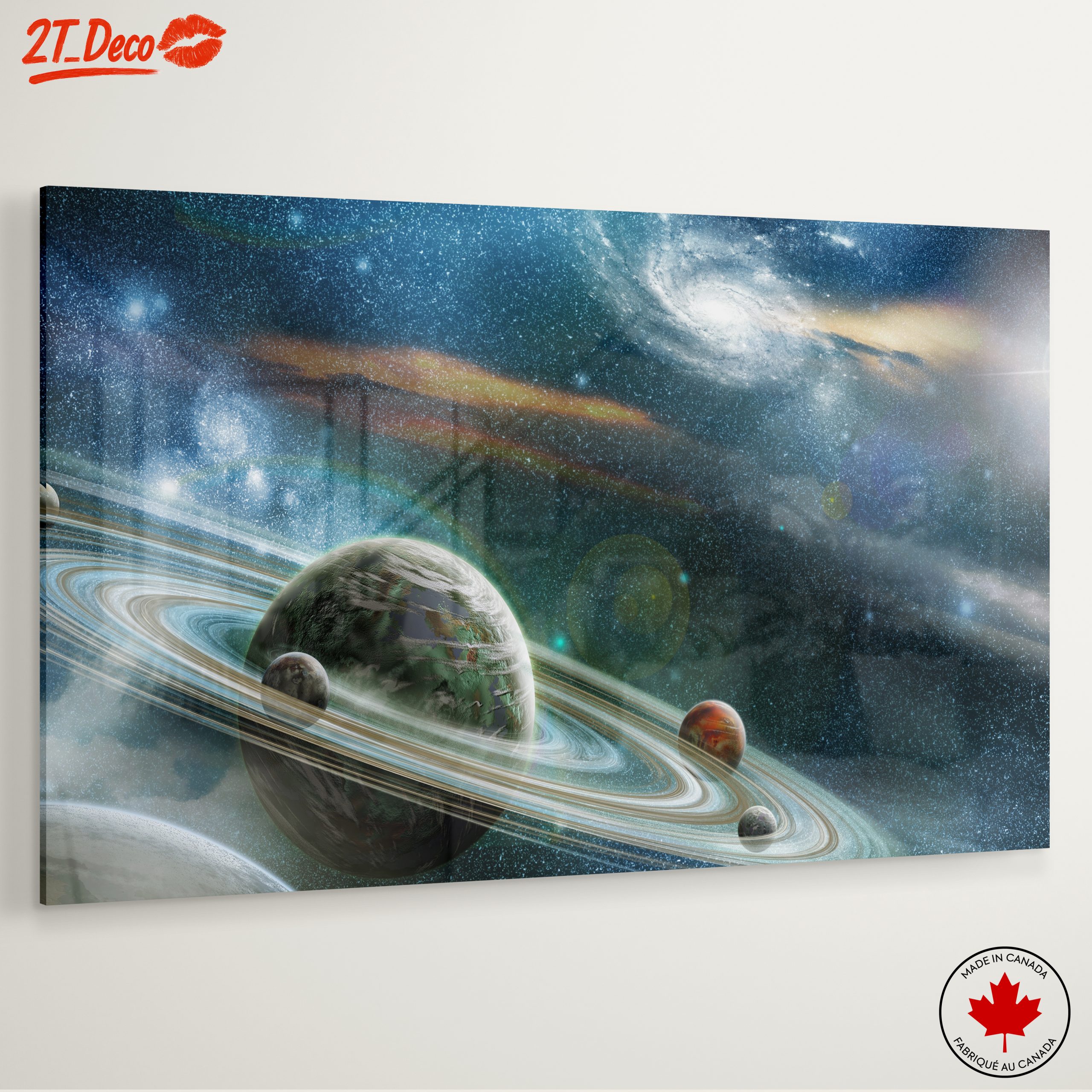 Cosmic Planets and Galaxies Artwork - Image 6