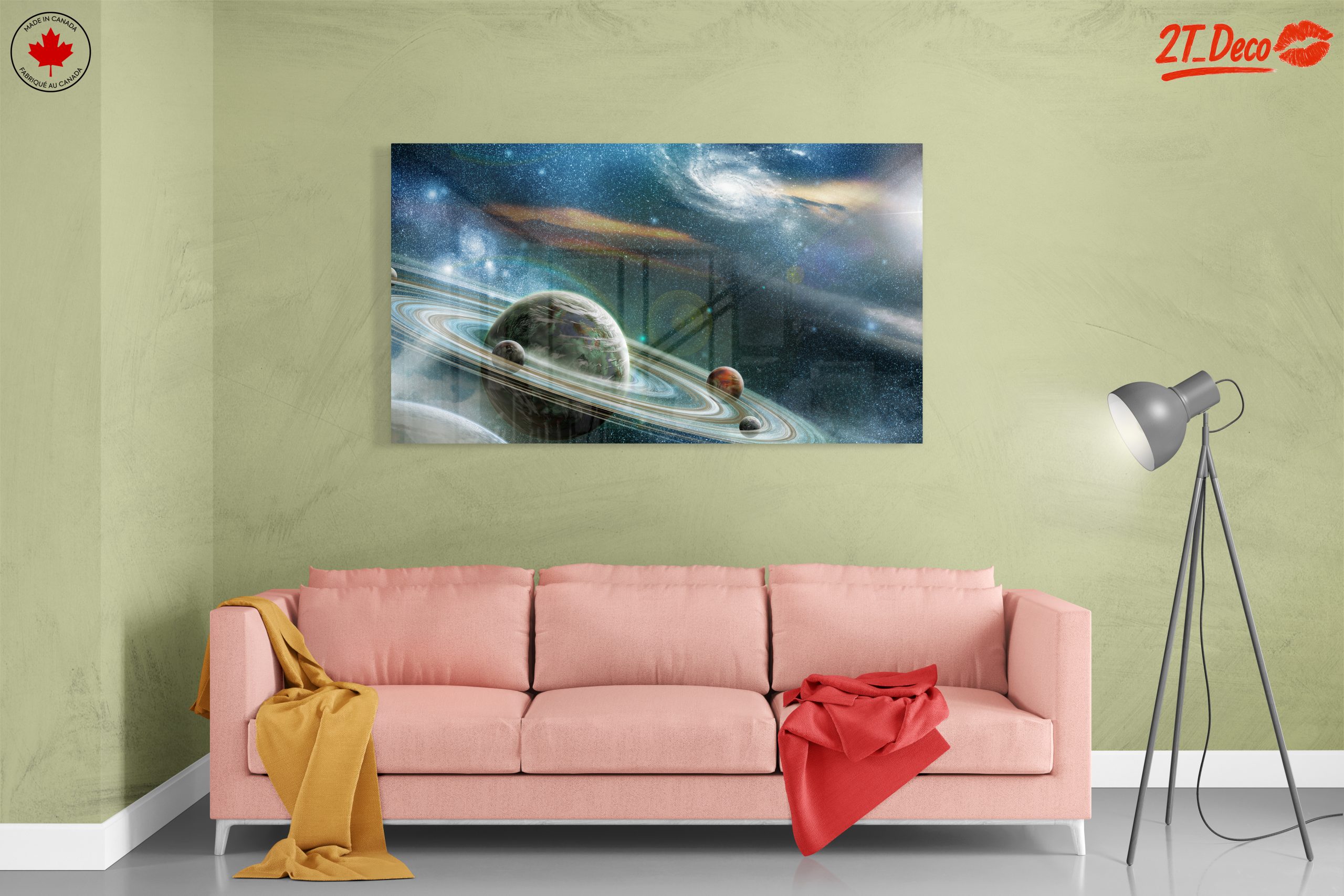 Cosmic Planets and Galaxies Artwork - Image 7