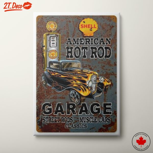 Vintage American Hot Rod Wall Art 2