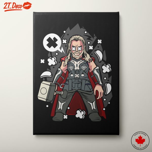 Dynamic Thor Art Featuring Iconic Marvel Character
