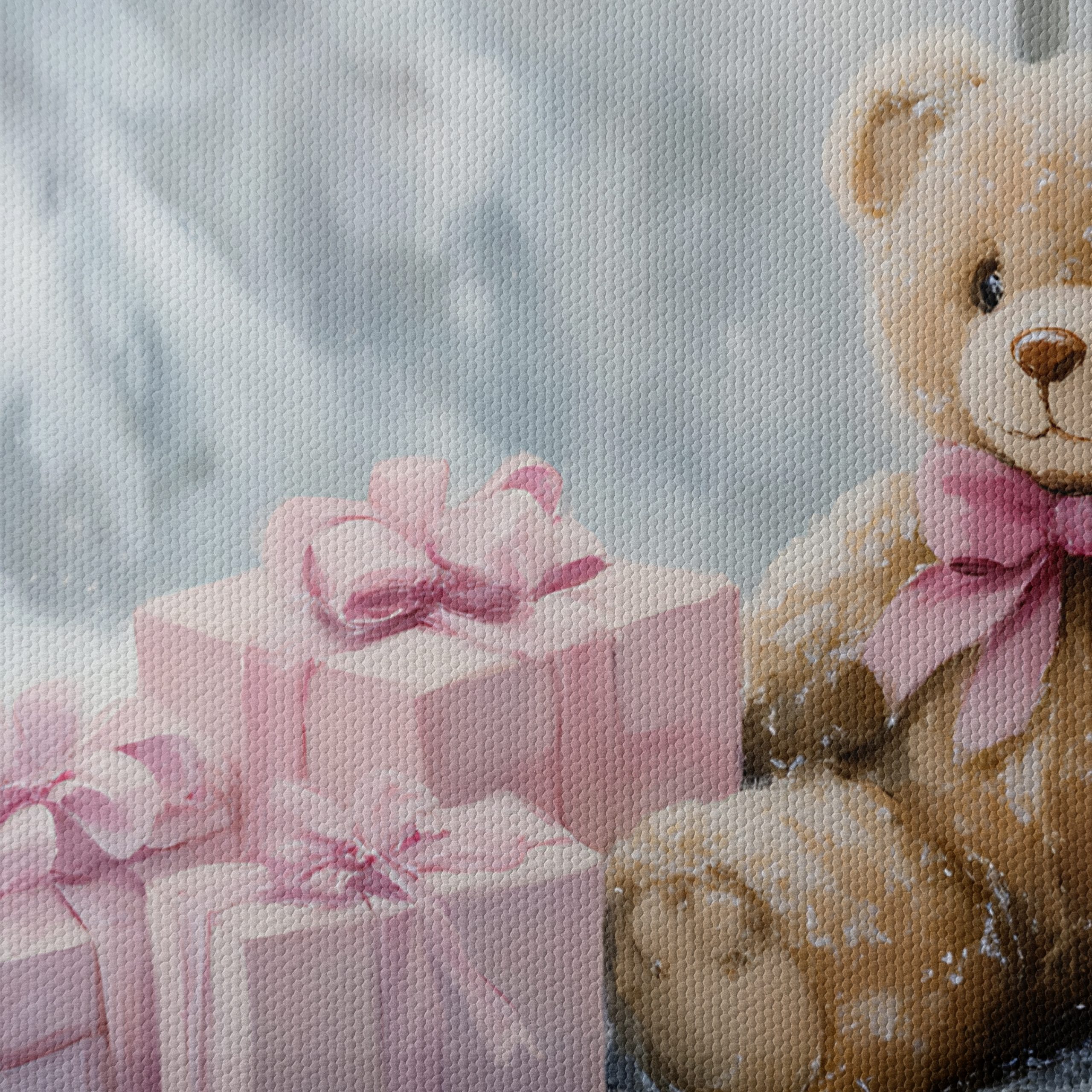 Teddy Bear With Presents in Winter - Image 4