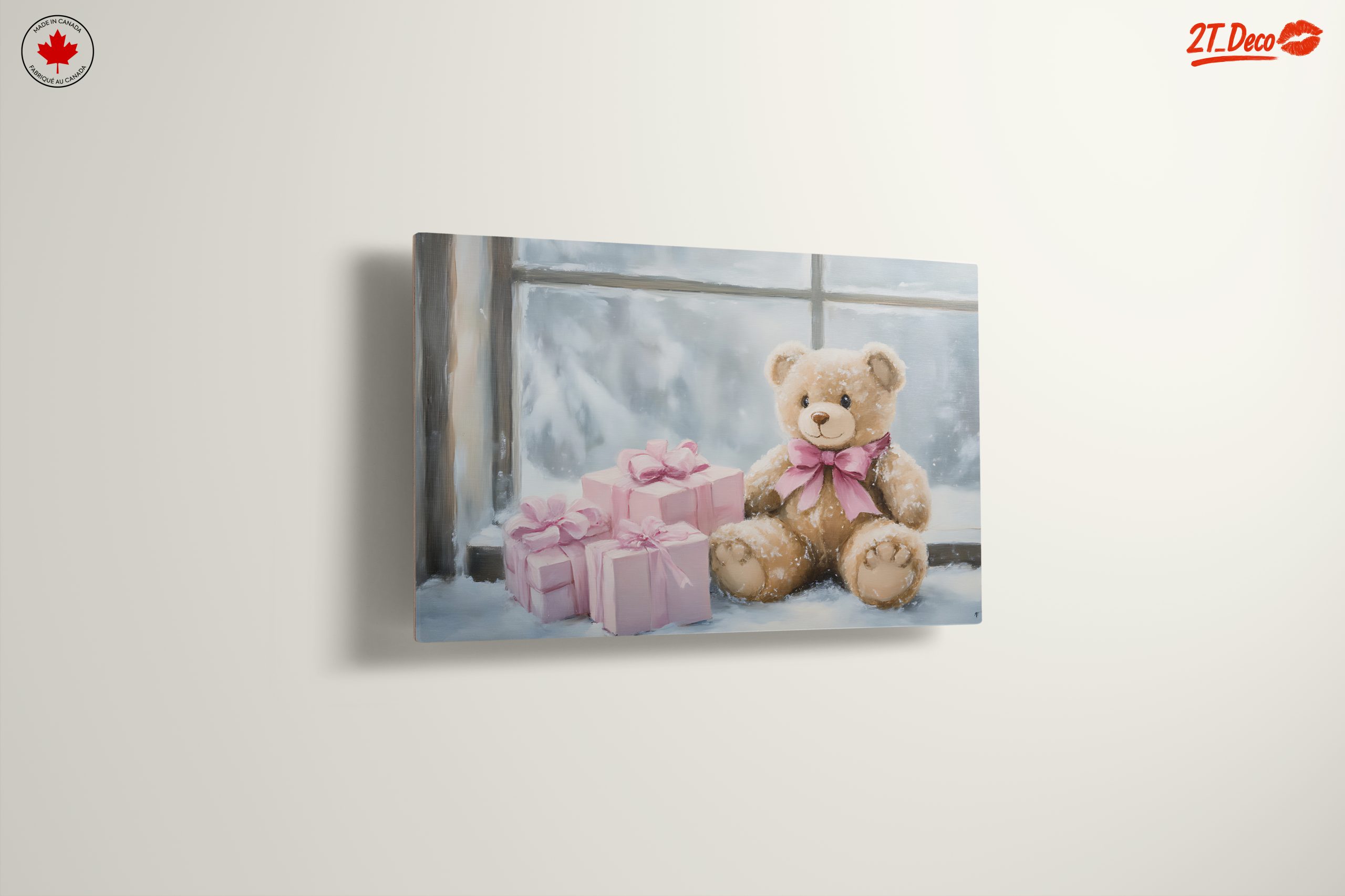 Teddy Bear With Presents in Winter - Image 13