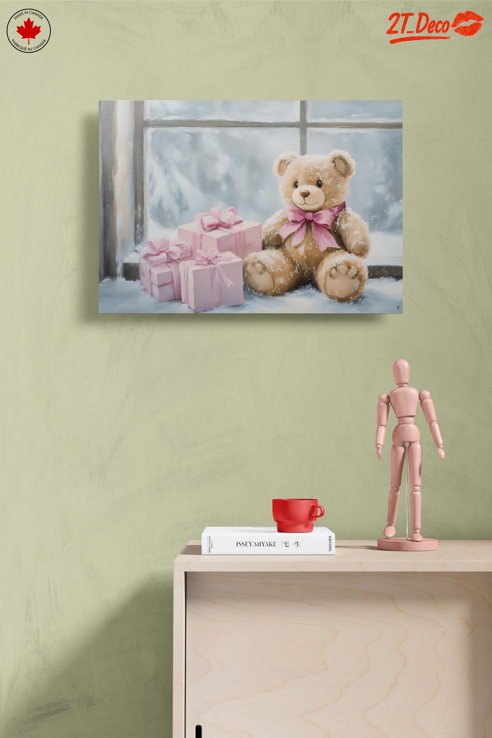 Teddy Bear With Presents in Winter - Image 14