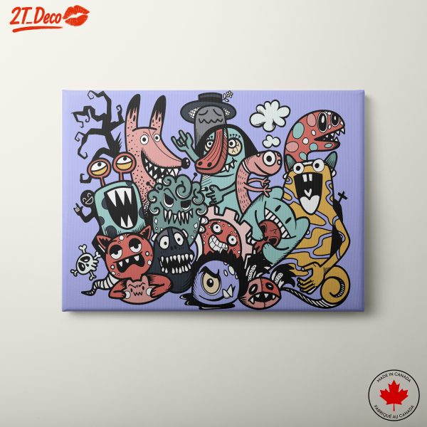 Whimsical Collection of Playful Monsters