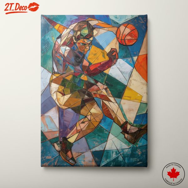 Dynamic Basketball Player Art