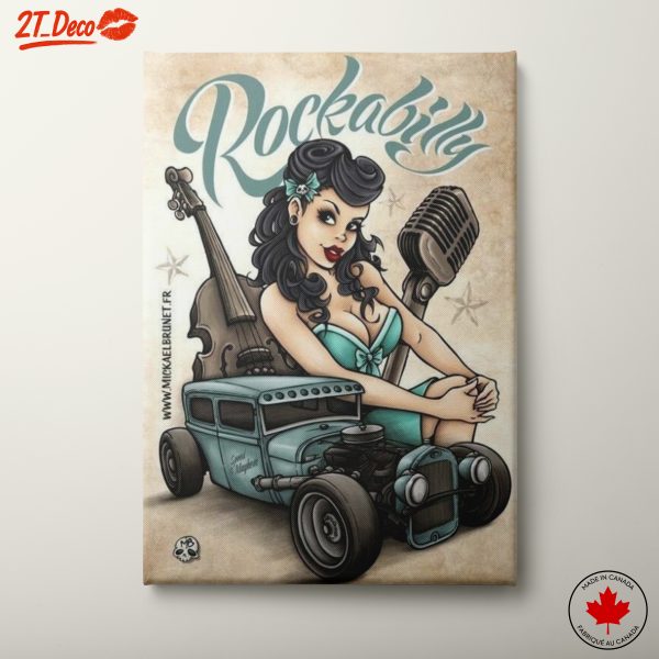 Rockabilly Culture Vintage Style Artwork