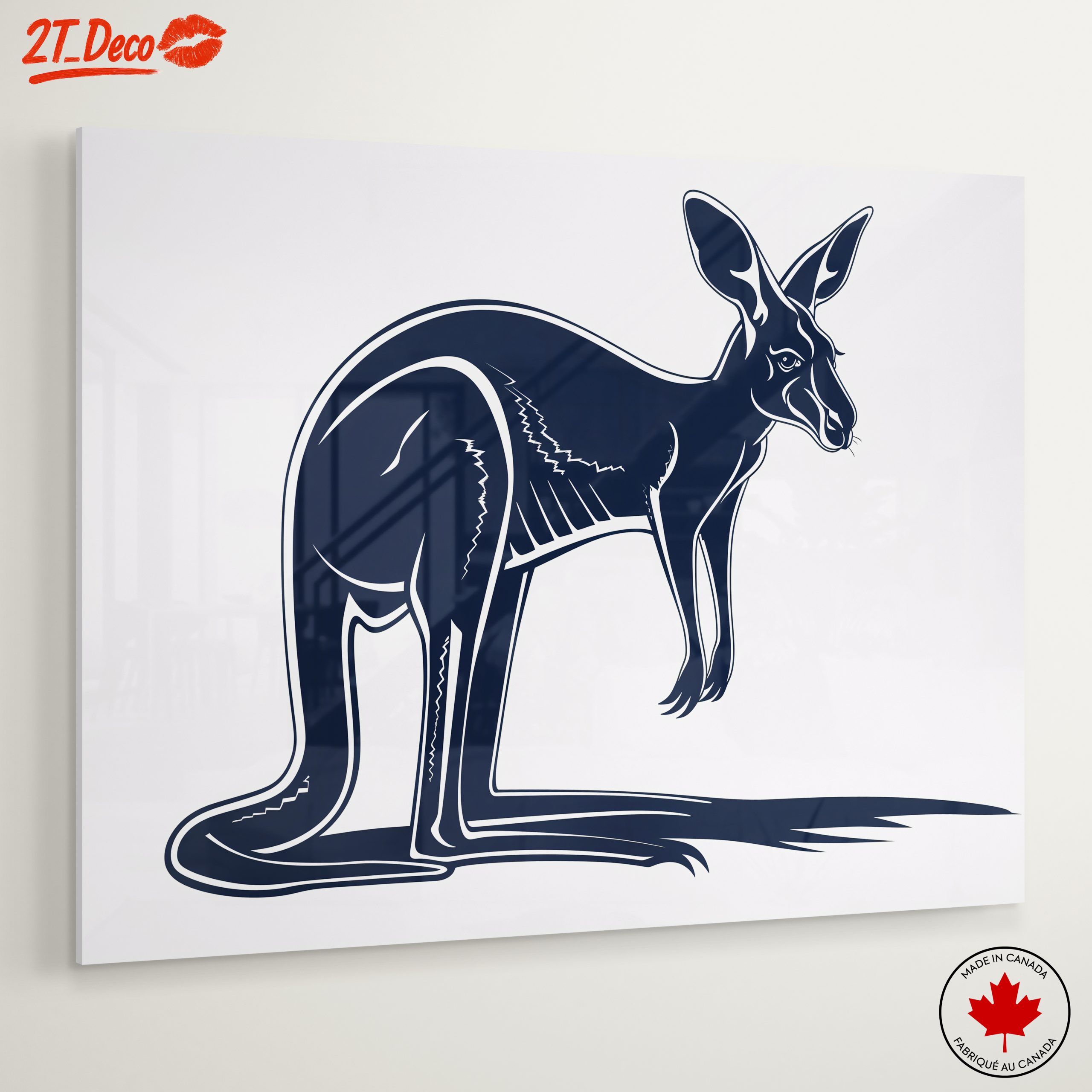 Stylized Kangaroo Illustration Art 2 - Image 6