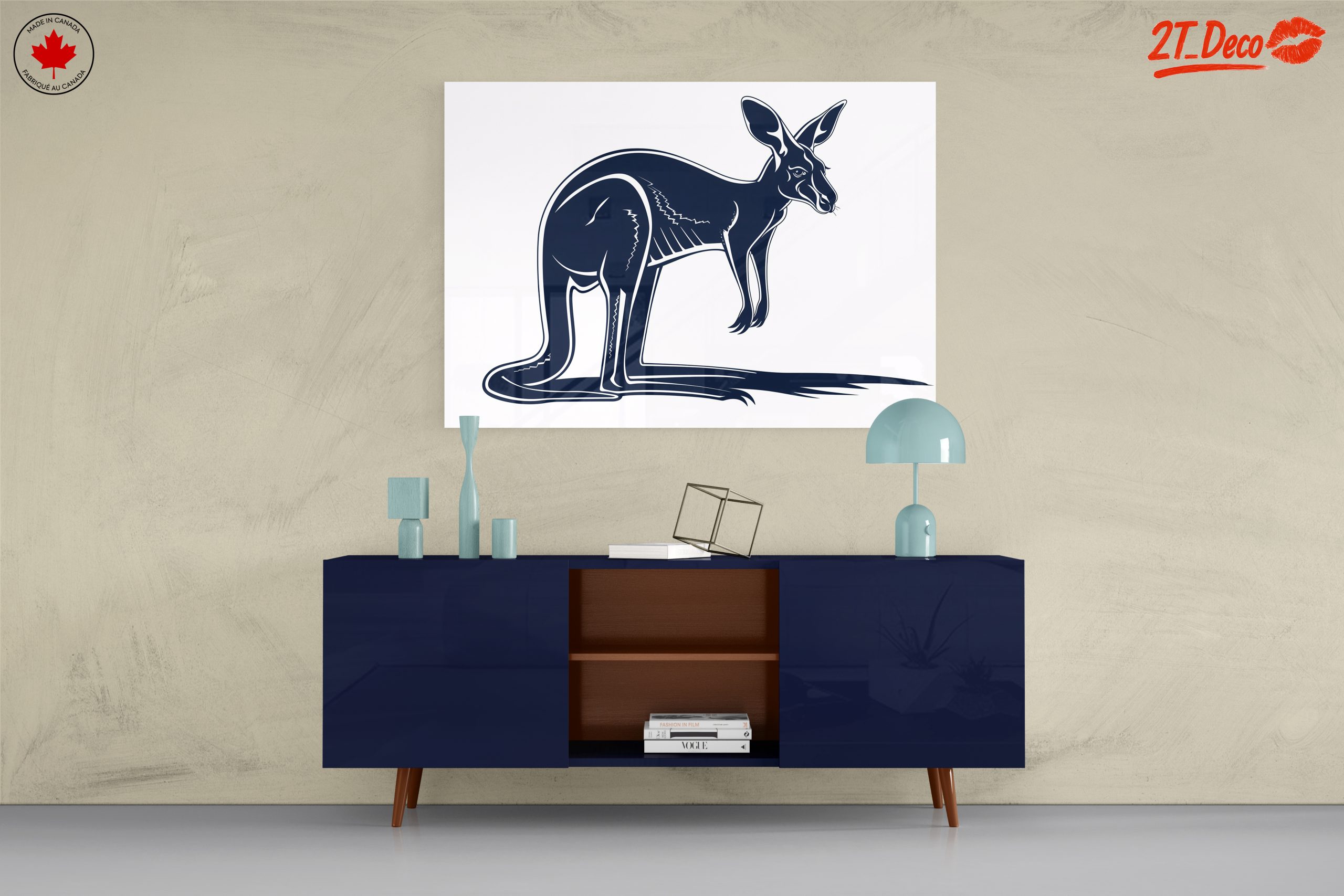 Stylized Kangaroo Illustration Art 2 - Image 8