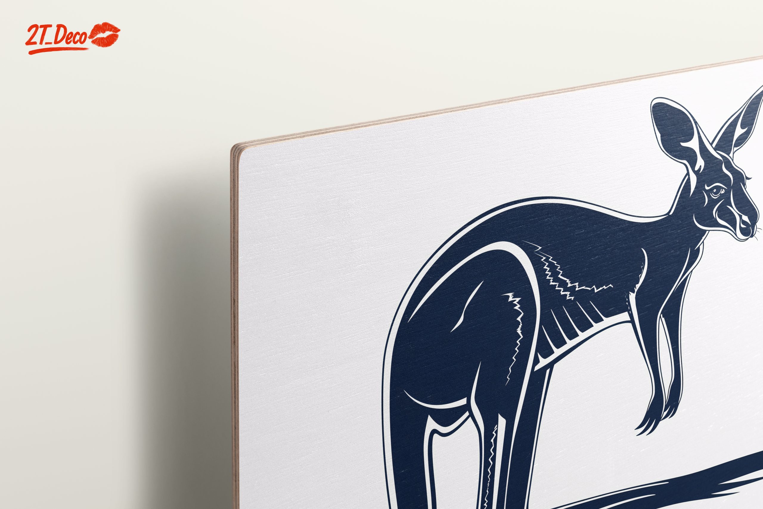 Stylized Kangaroo Illustration Art 2 - Image 15