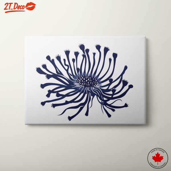 Stylized Abstract Marine Life Art