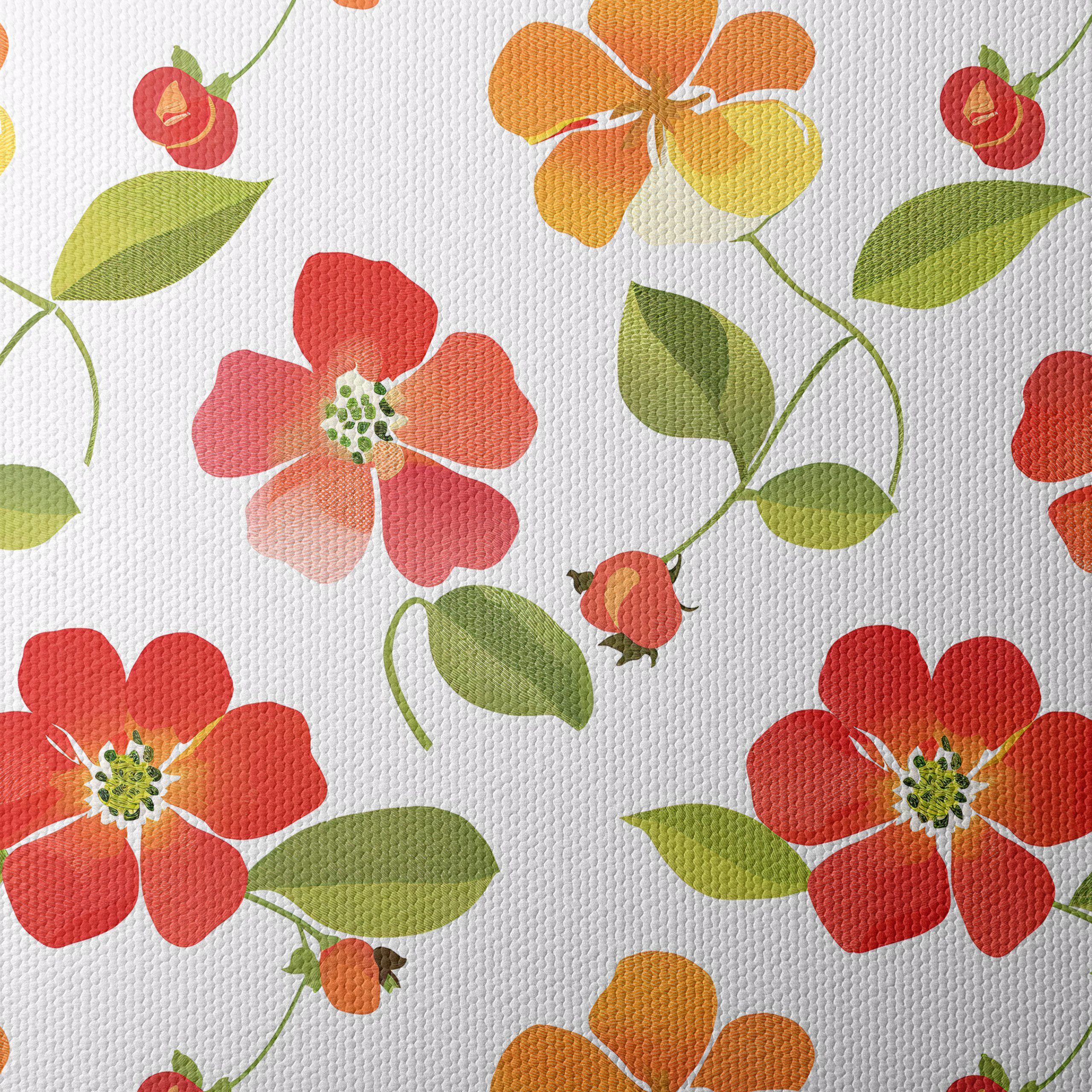 Colorful Floral Pattern Wall Art - Image 4