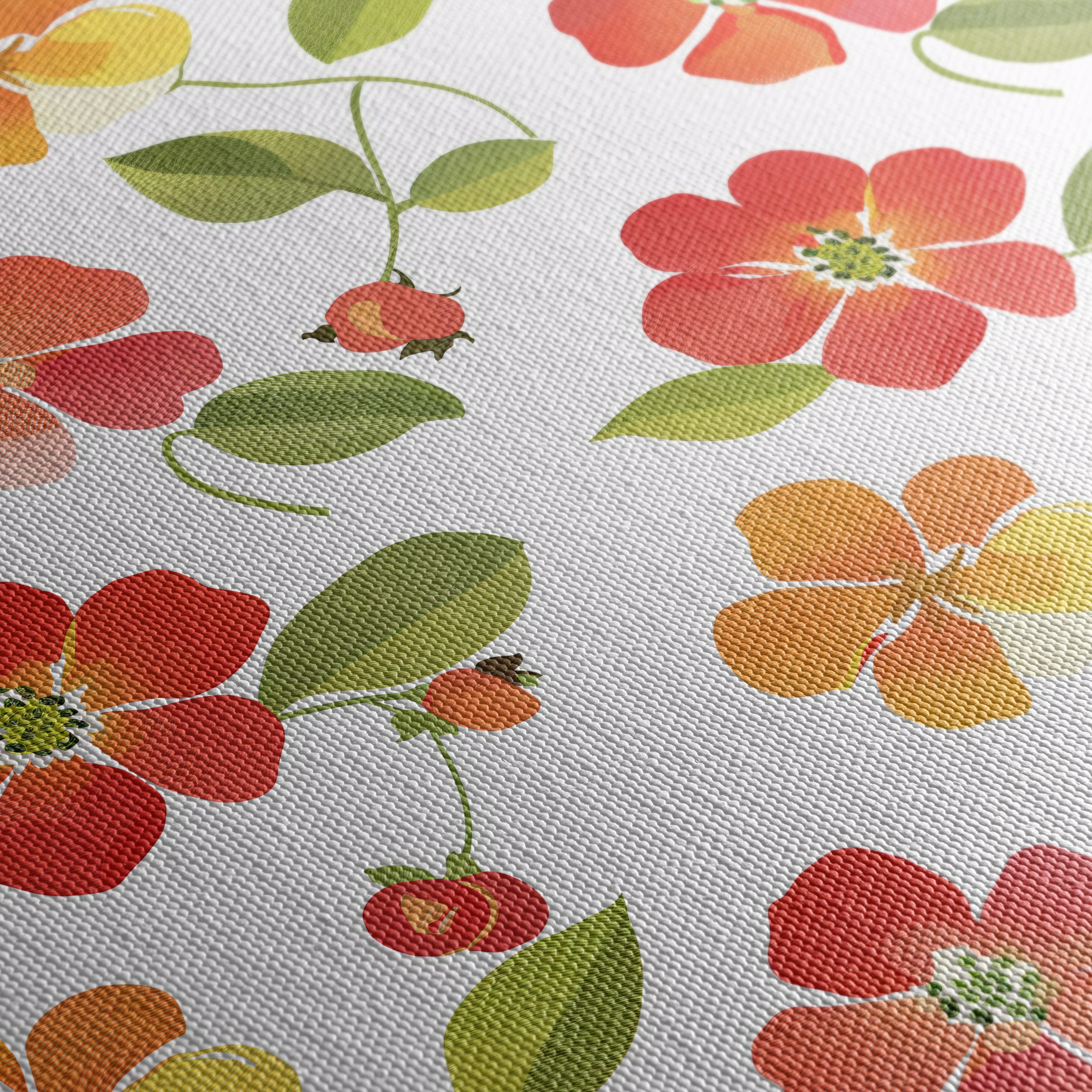 Colorful Floral Pattern Wall Art - Image 5