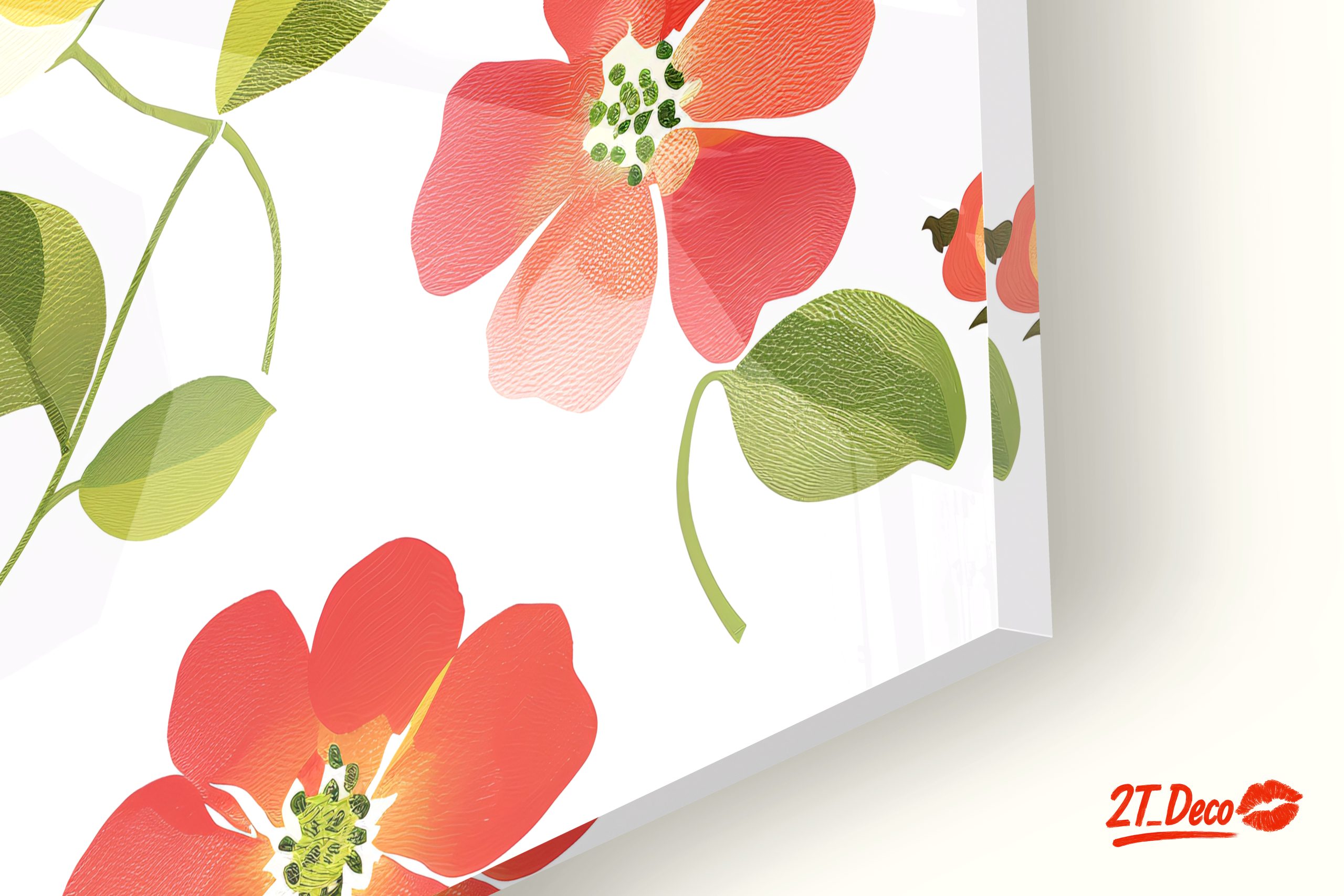 Colorful Floral Pattern Wall Art - Image 9