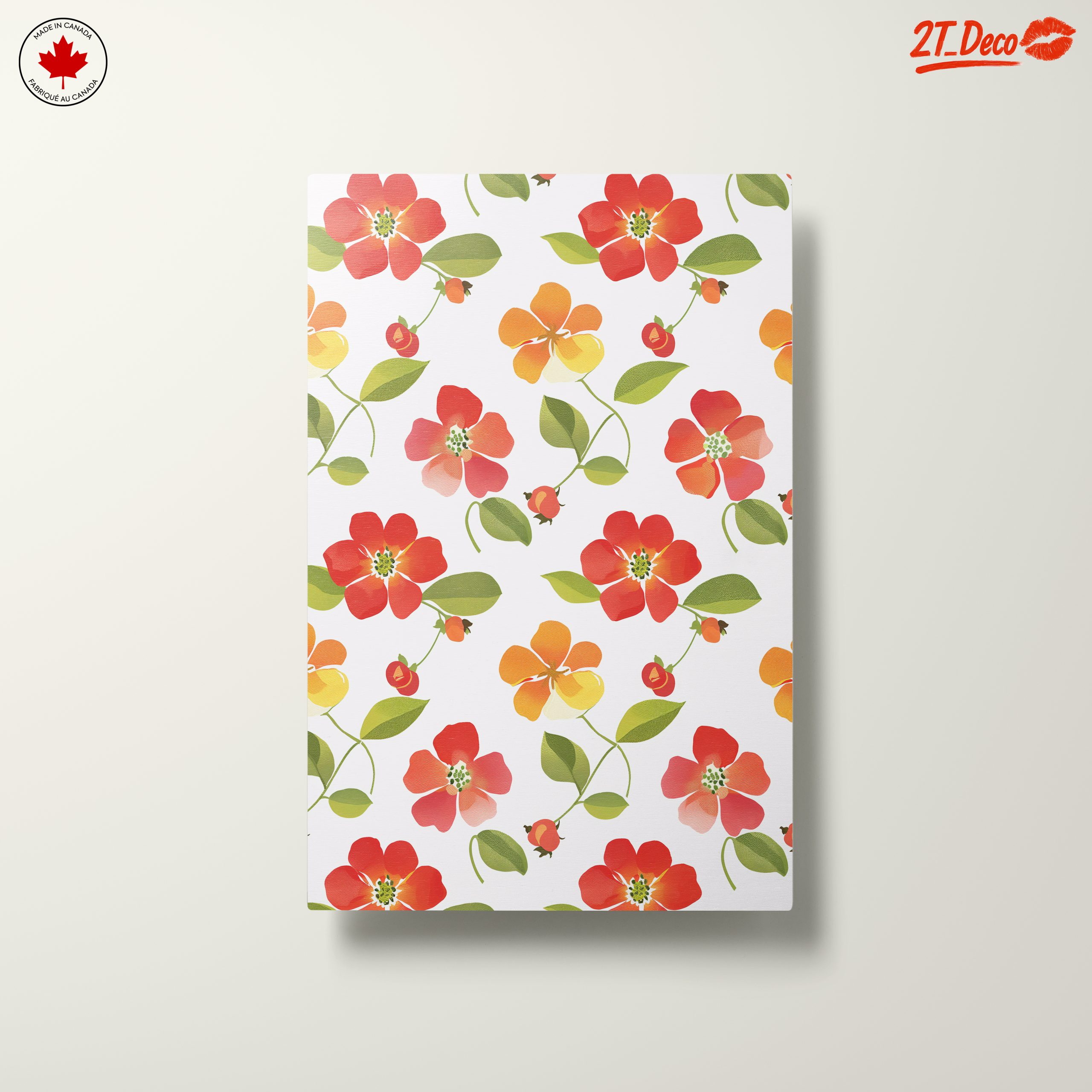 Colorful Floral Pattern Wall Art - Image 10