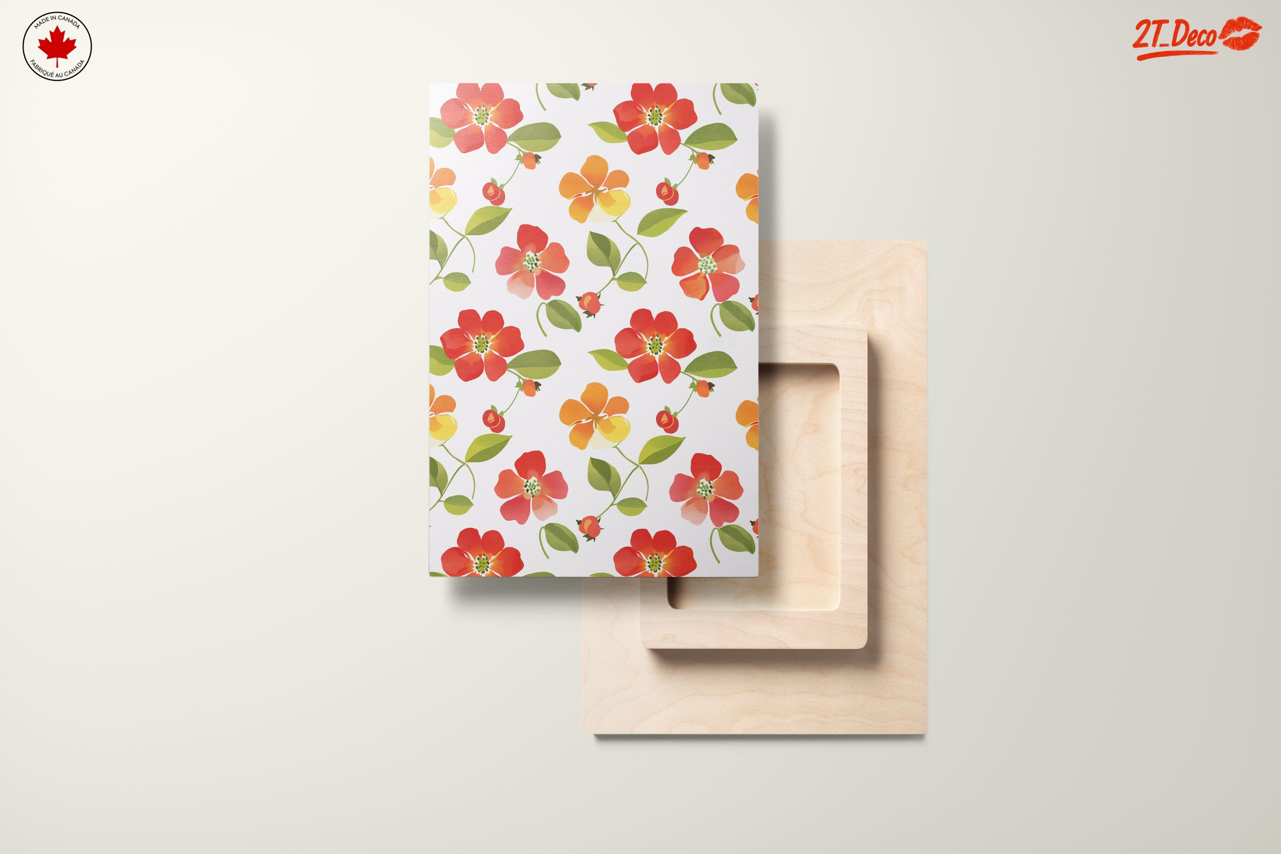 Colorful Floral Pattern Wall Art - Image 11