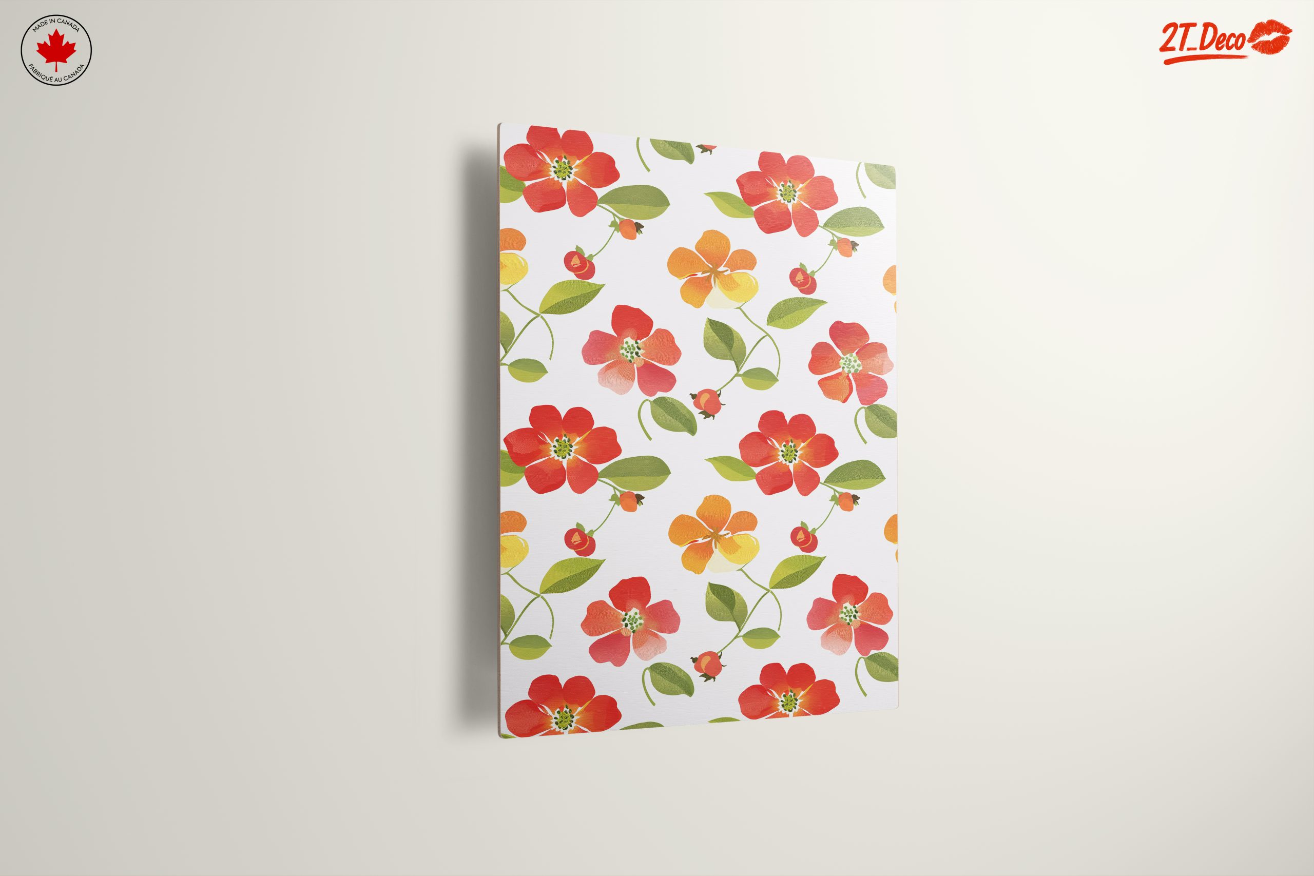 Colorful Floral Pattern Wall Art - Image 13