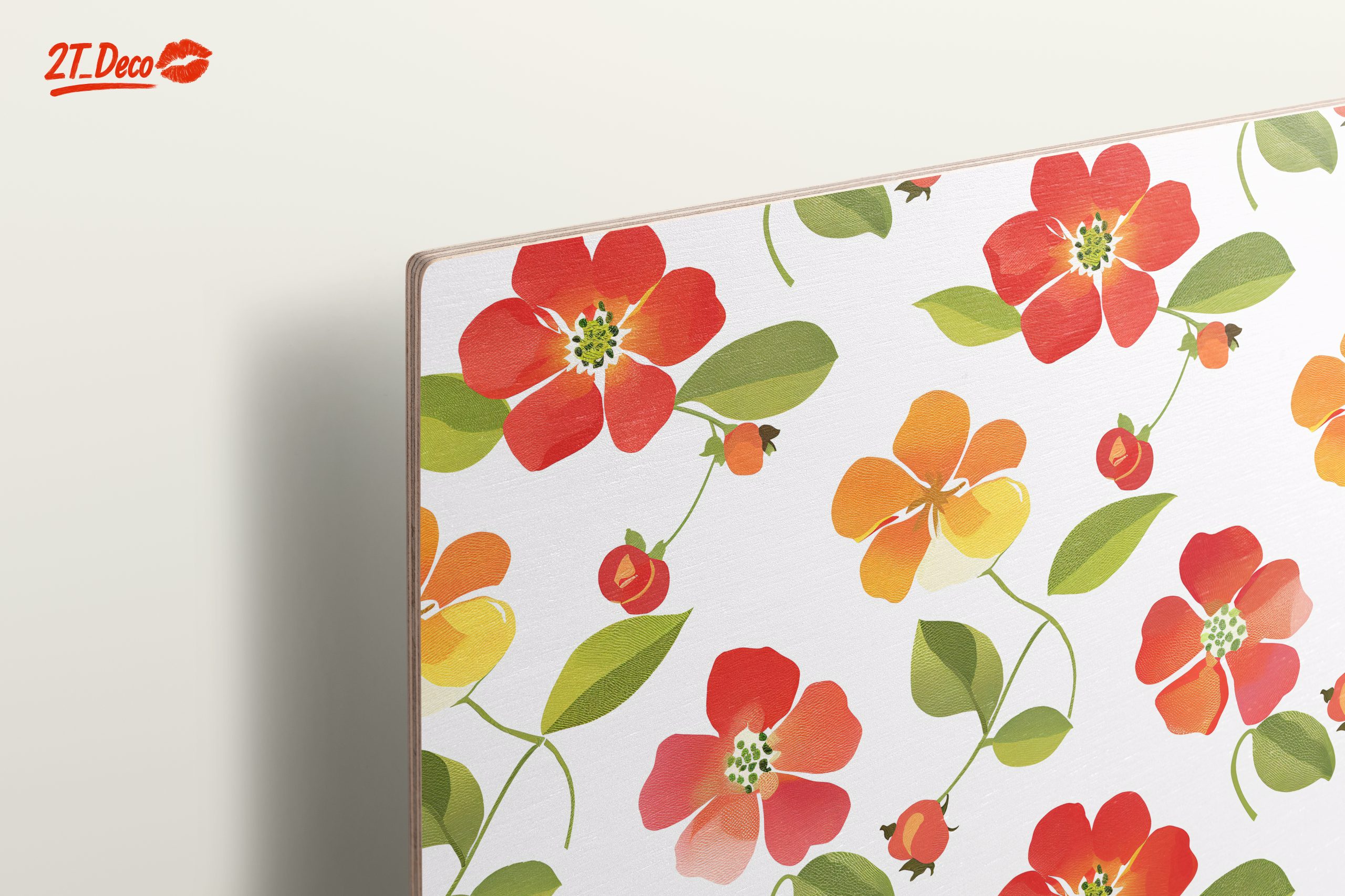 Colorful Floral Pattern Wall Art - Image 15