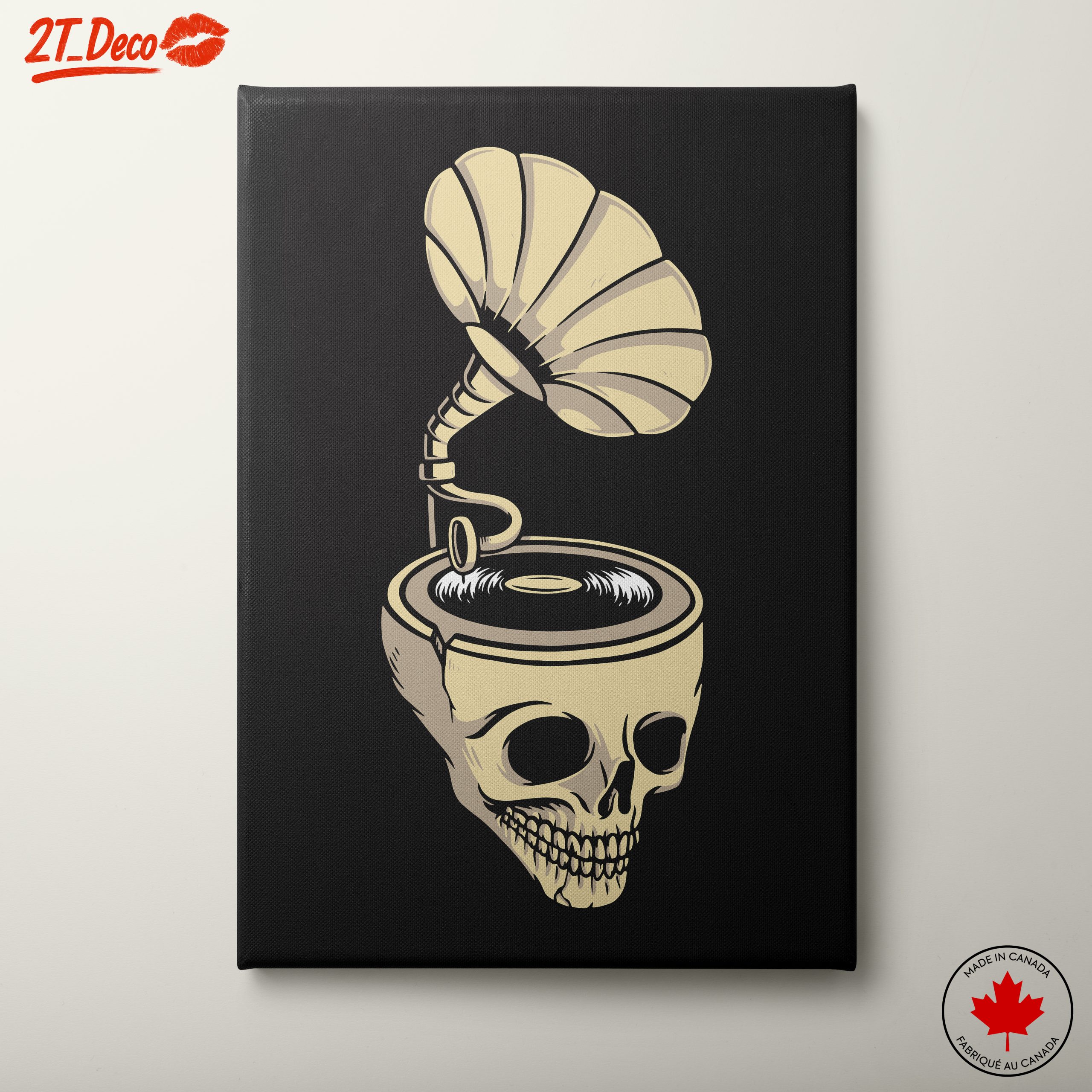 Skull Music Art for Music Lovers