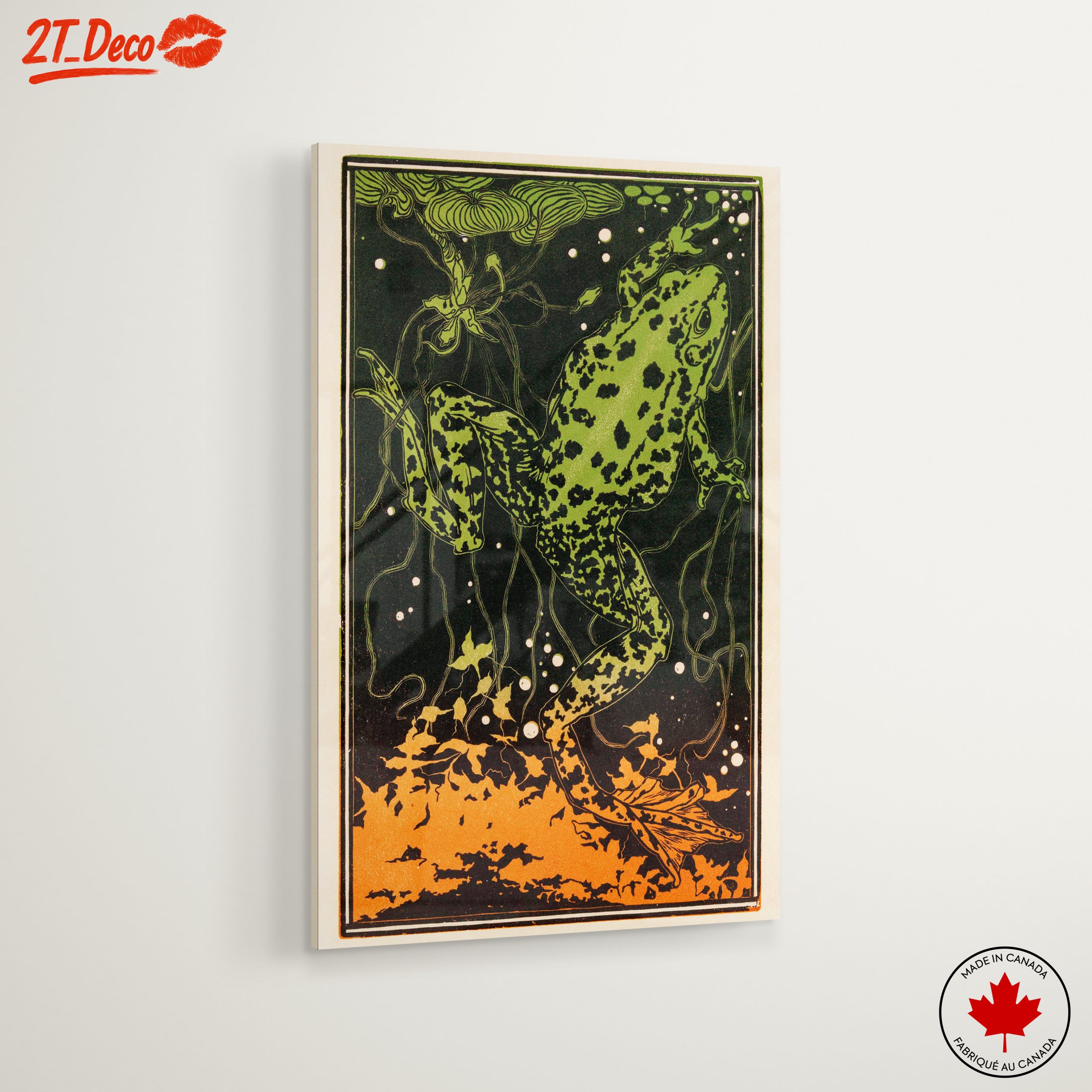 Vibrant Frog Illustration in Nature - Image 6