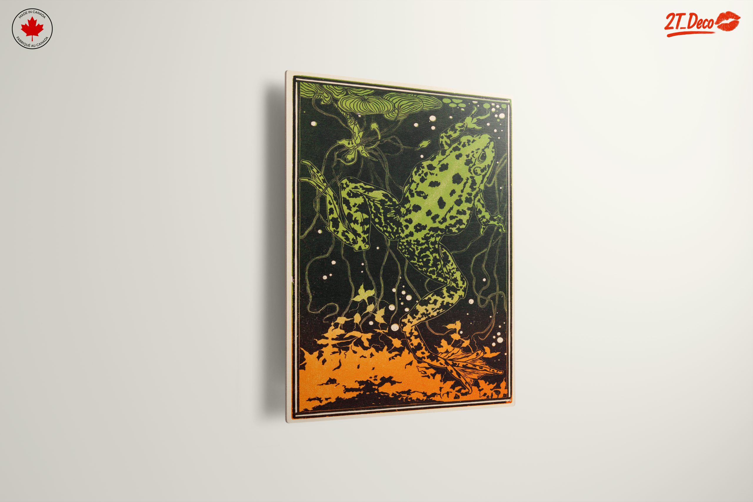 Vibrant Frog Illustration in Nature - Image 13