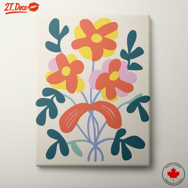 Colorful Floral Bouquet with Playful Design