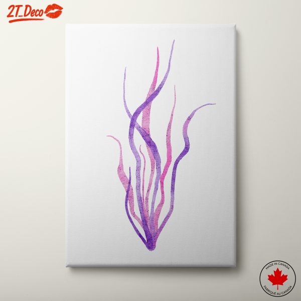 Abstract Watercolor Seaweed Art