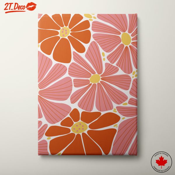 Vibrant Floral Pattern Art