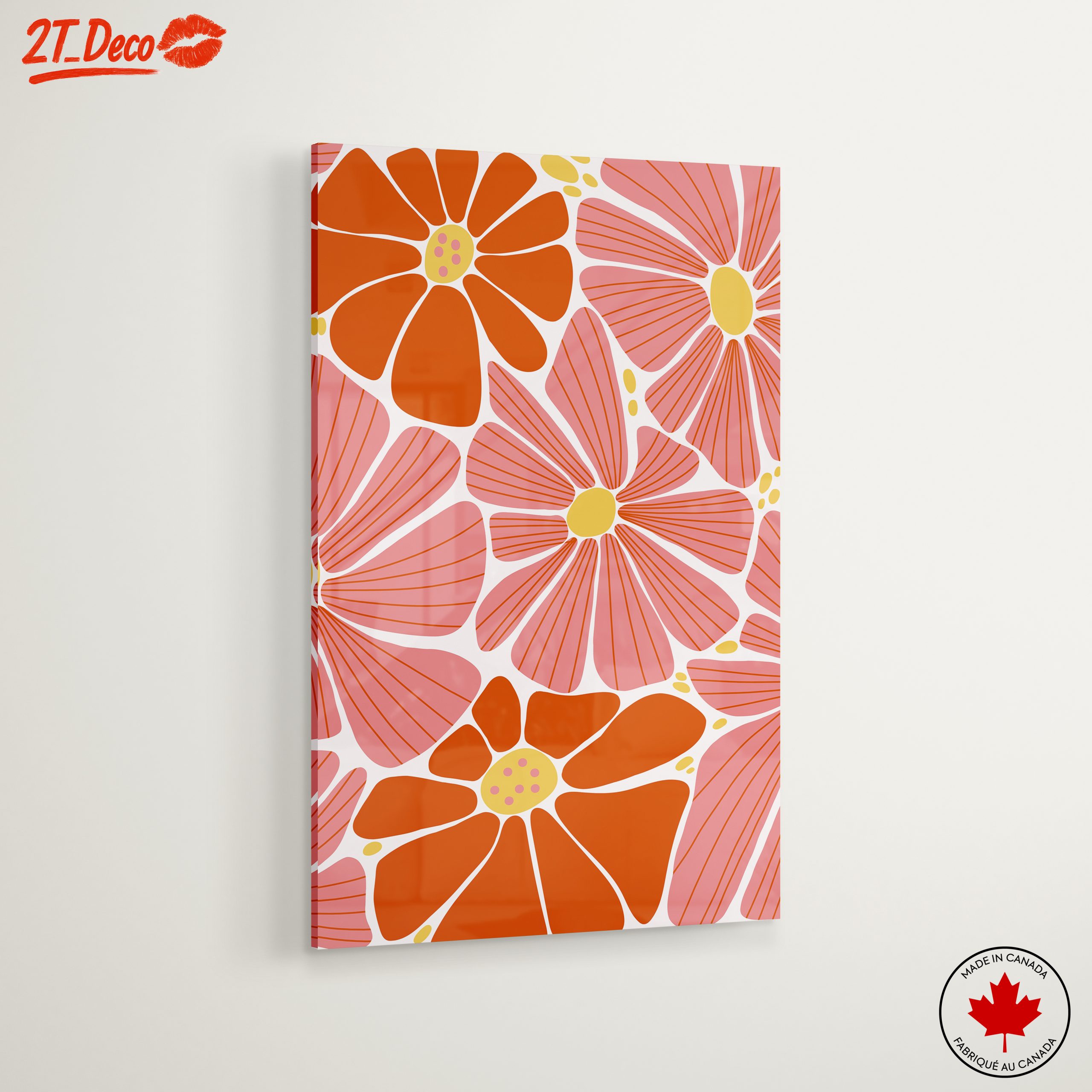Vibrant Floral Pattern Art - Image 6