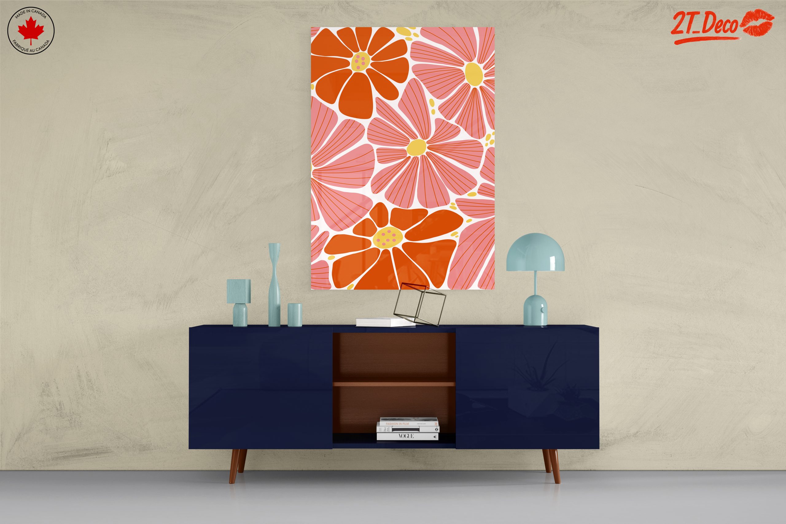 Vibrant Floral Pattern Art - Image 8
