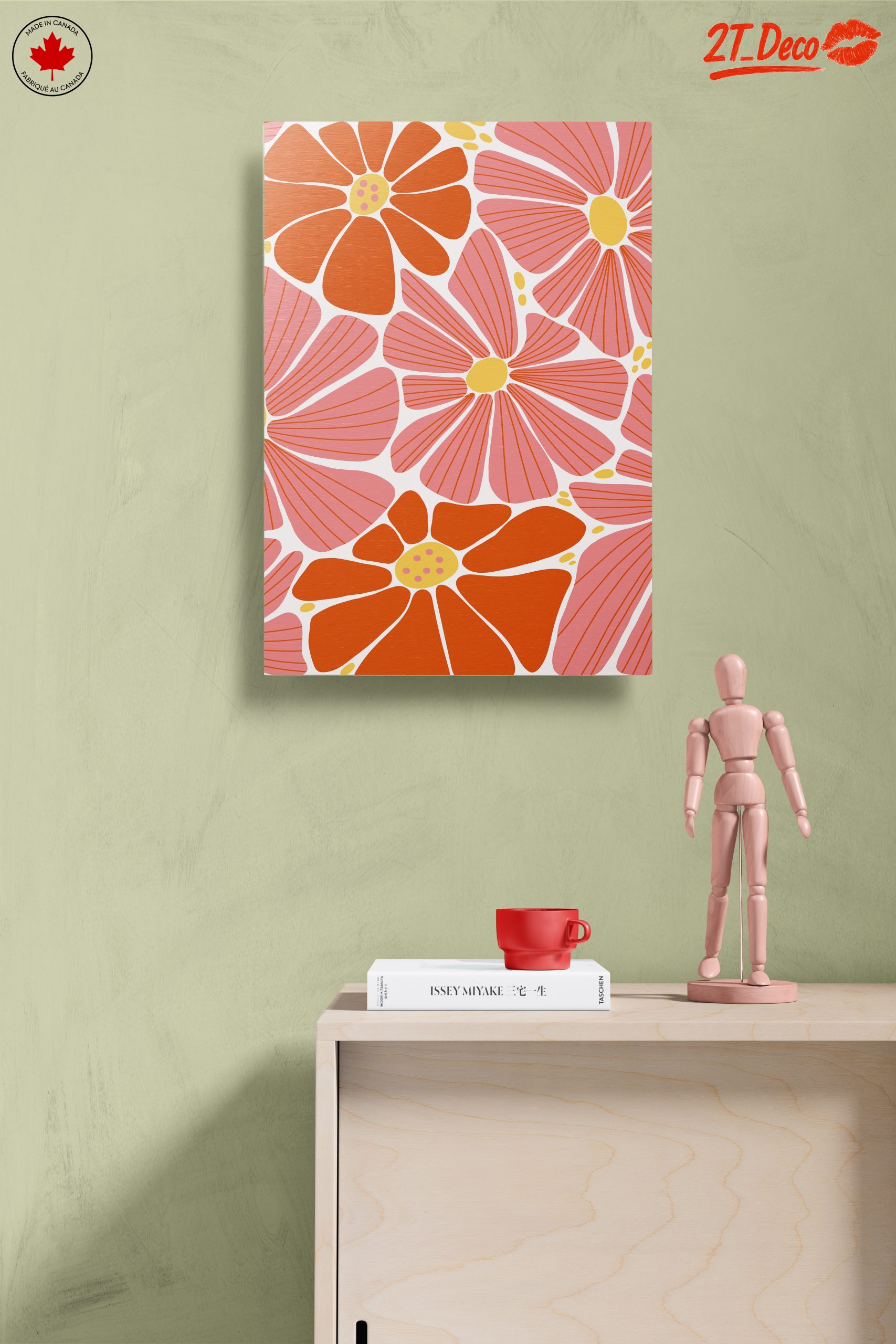 Vibrant Floral Pattern Art - Image 14