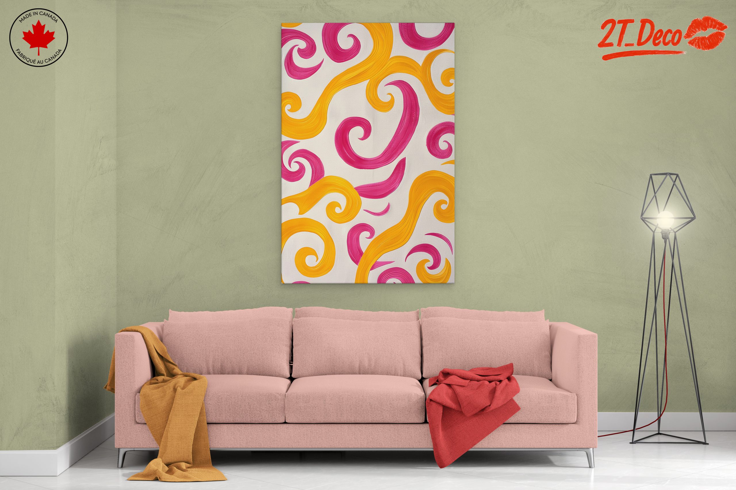 Colorful Abstract Swirl Art - Image 2