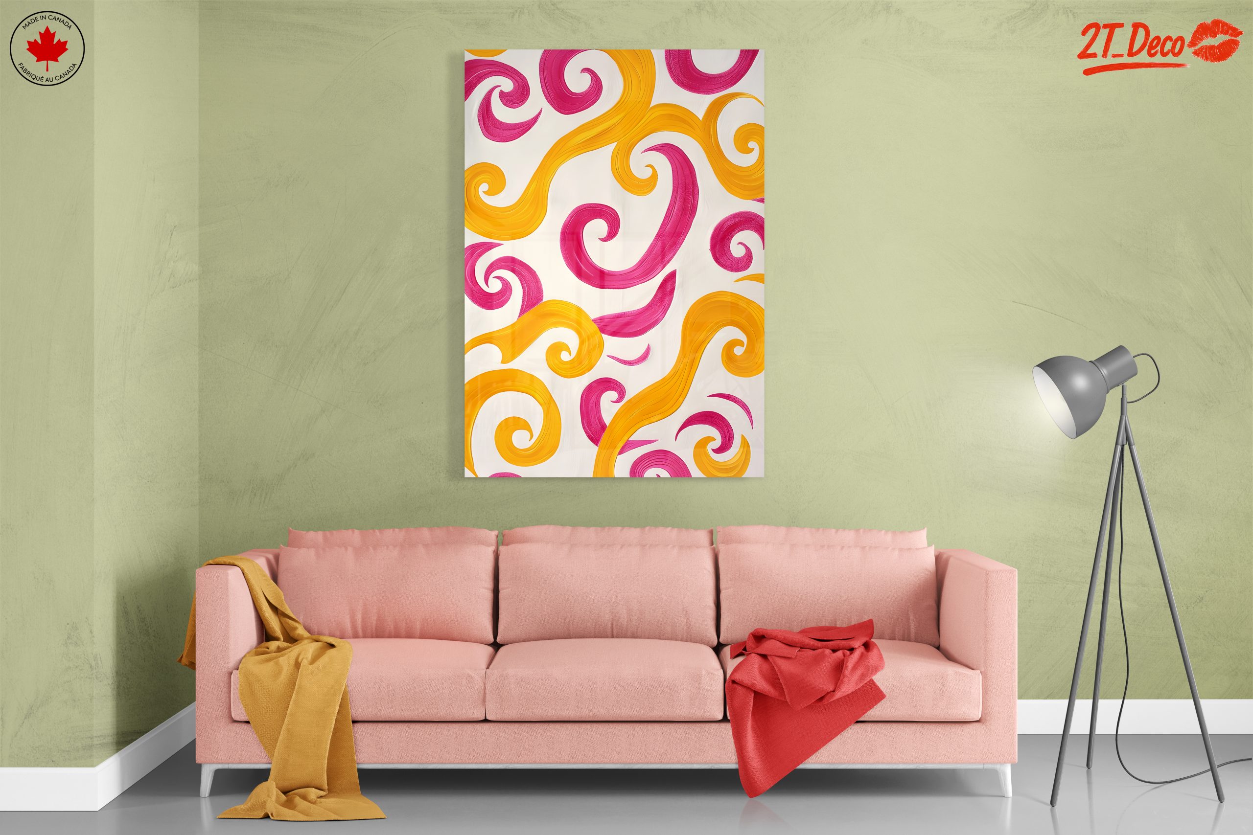 Colorful Abstract Swirl Art - Image 7