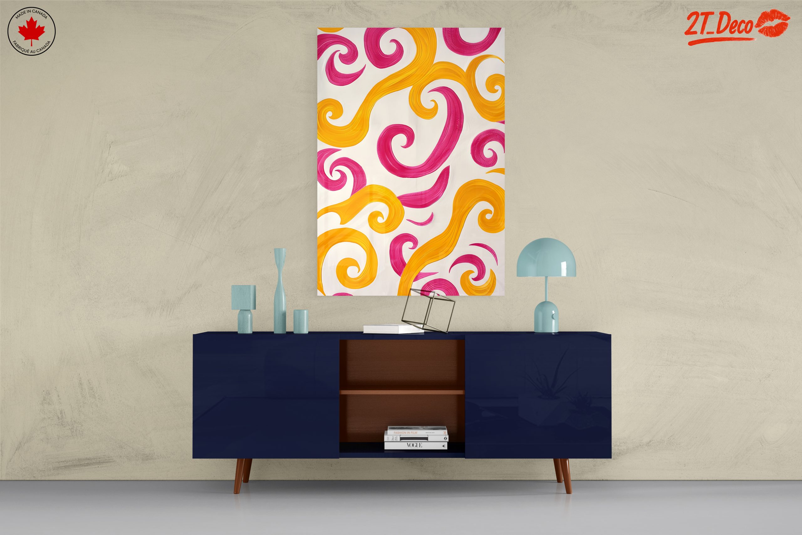 Colorful Abstract Swirl Art - Image 8