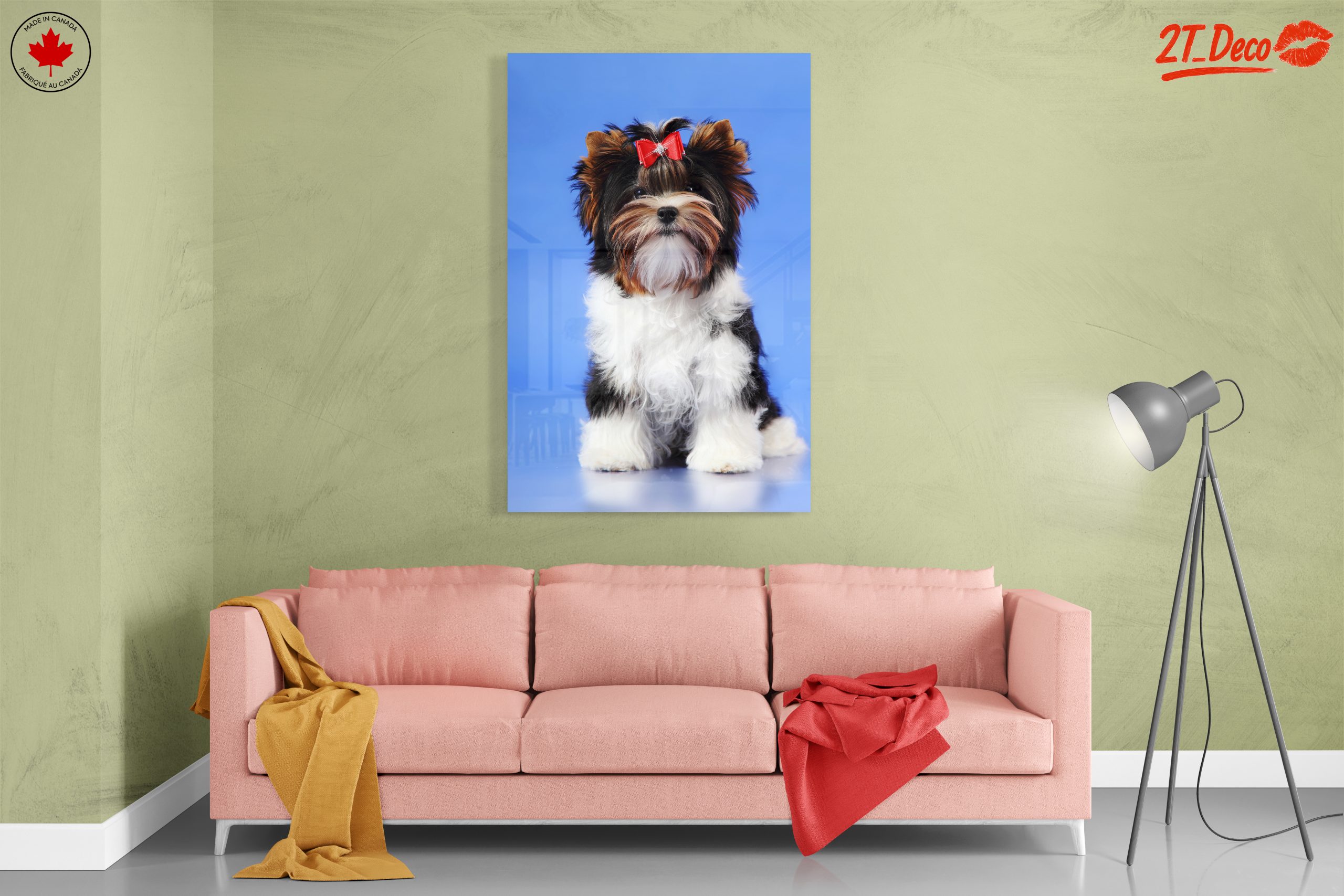 Cute Dog Portrait with Bow - Image 7