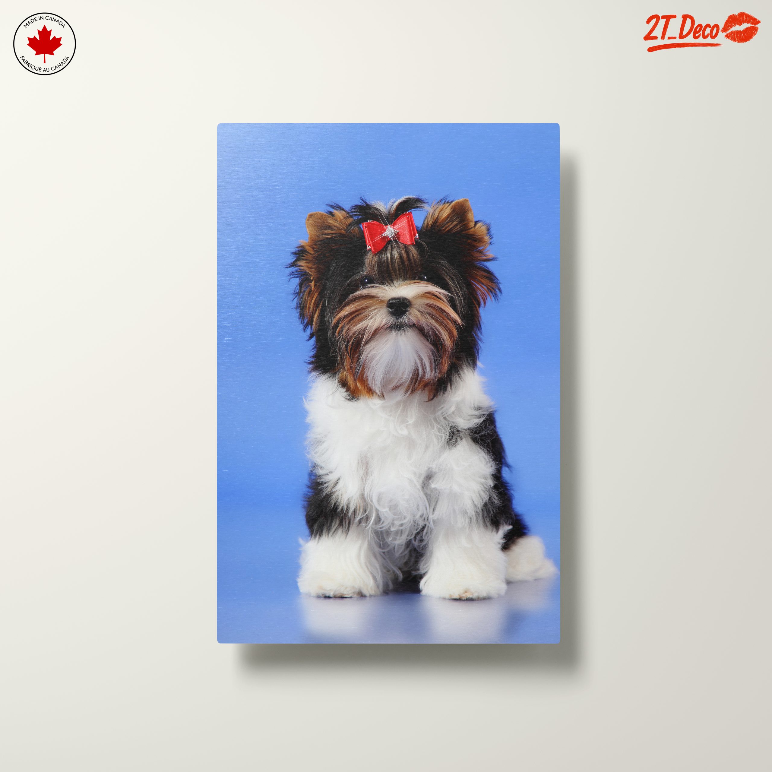 Cute Dog Portrait with Bow - Image 10