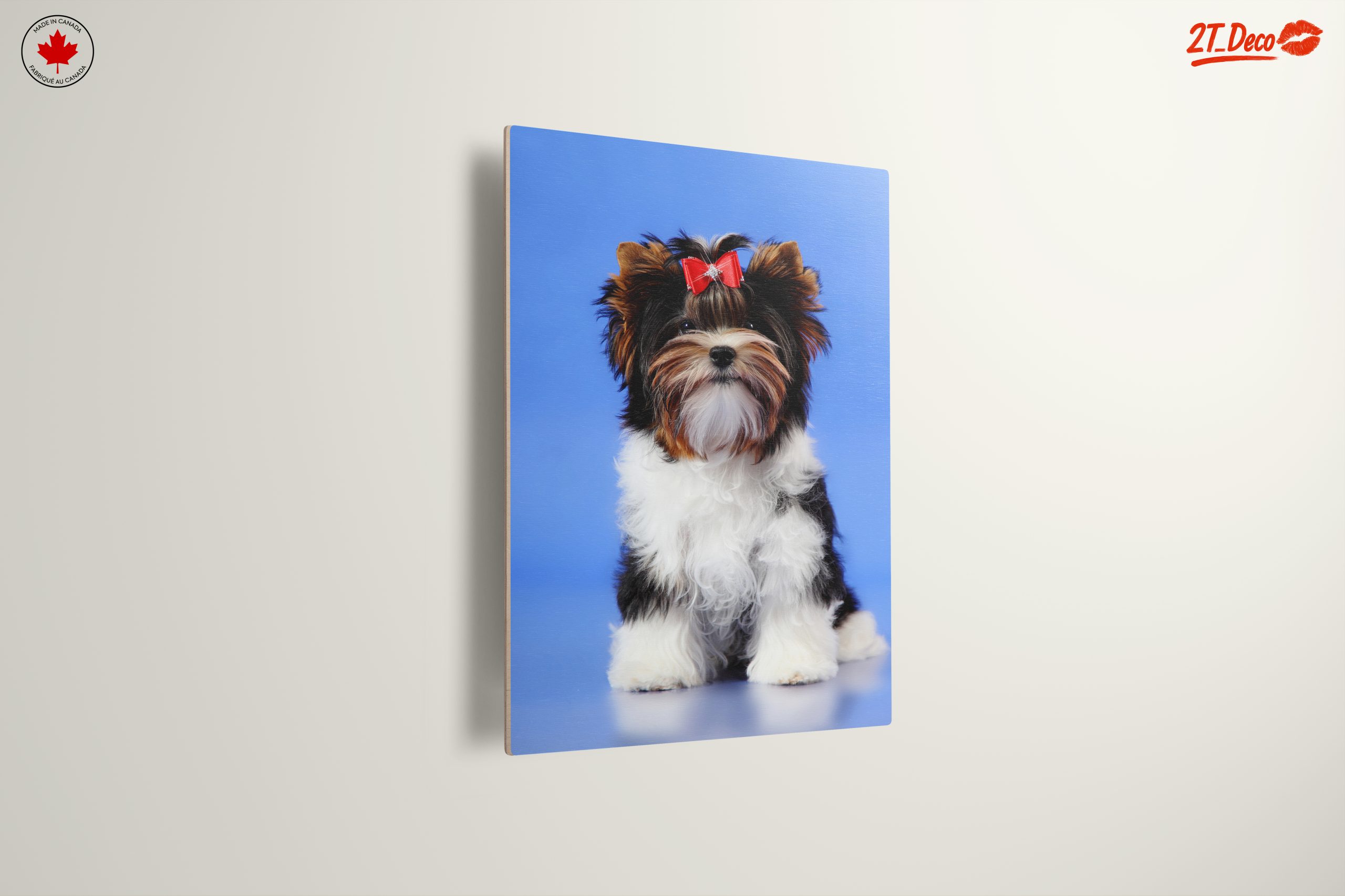 Cute Dog Portrait with Bow - Image 13