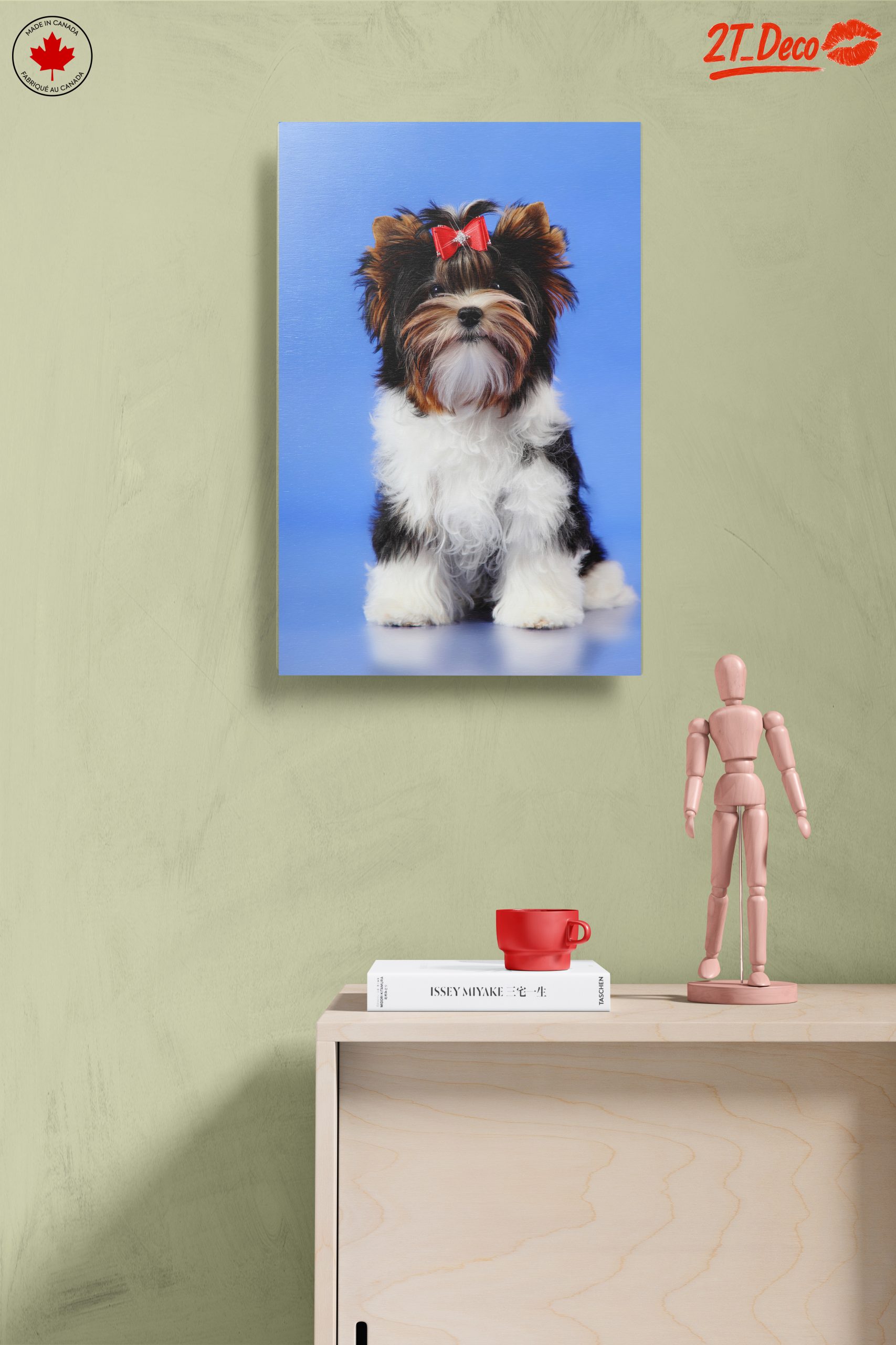 Cute Dog Portrait with Bow - Image 14