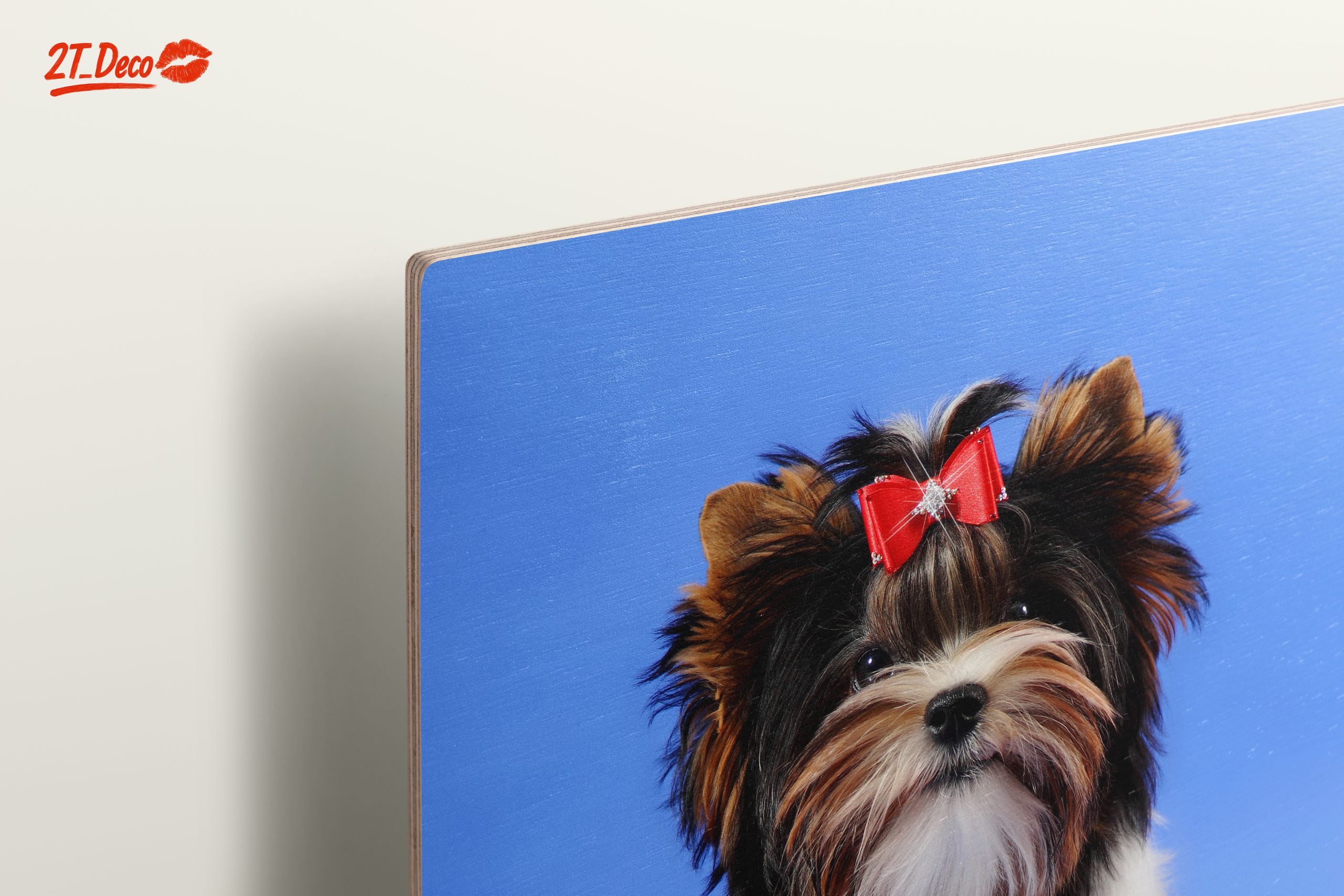 Cute Dog Portrait with Bow - Image 15