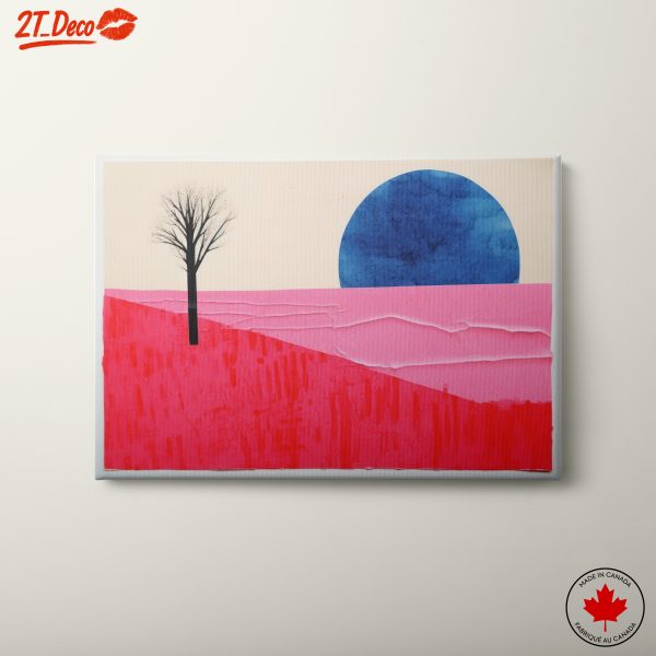 Abstract Landscape with Vibrant Colors
