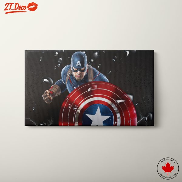 Dynamic Captain America Artwork