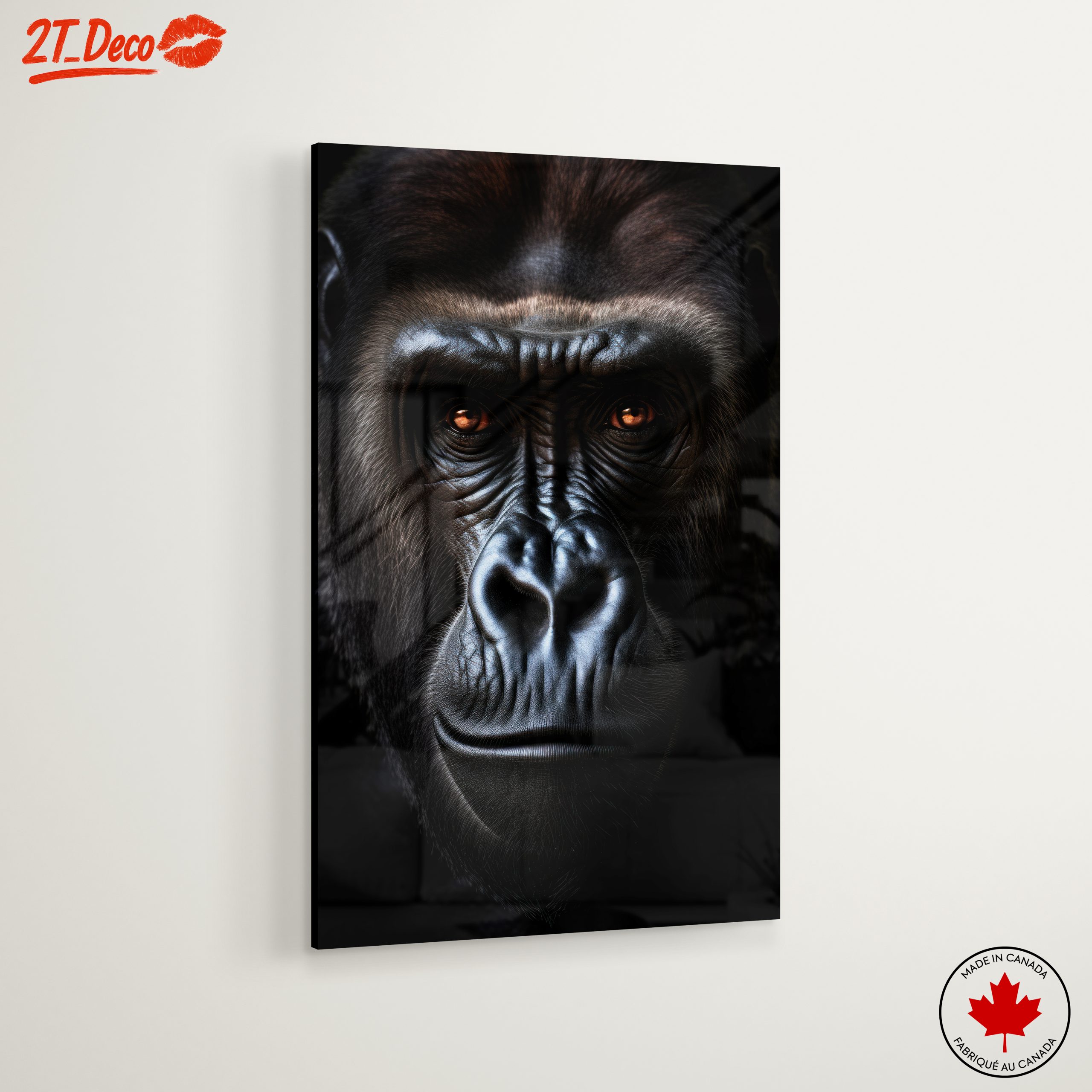 Detailed Gorillas Wall Art - Image 6