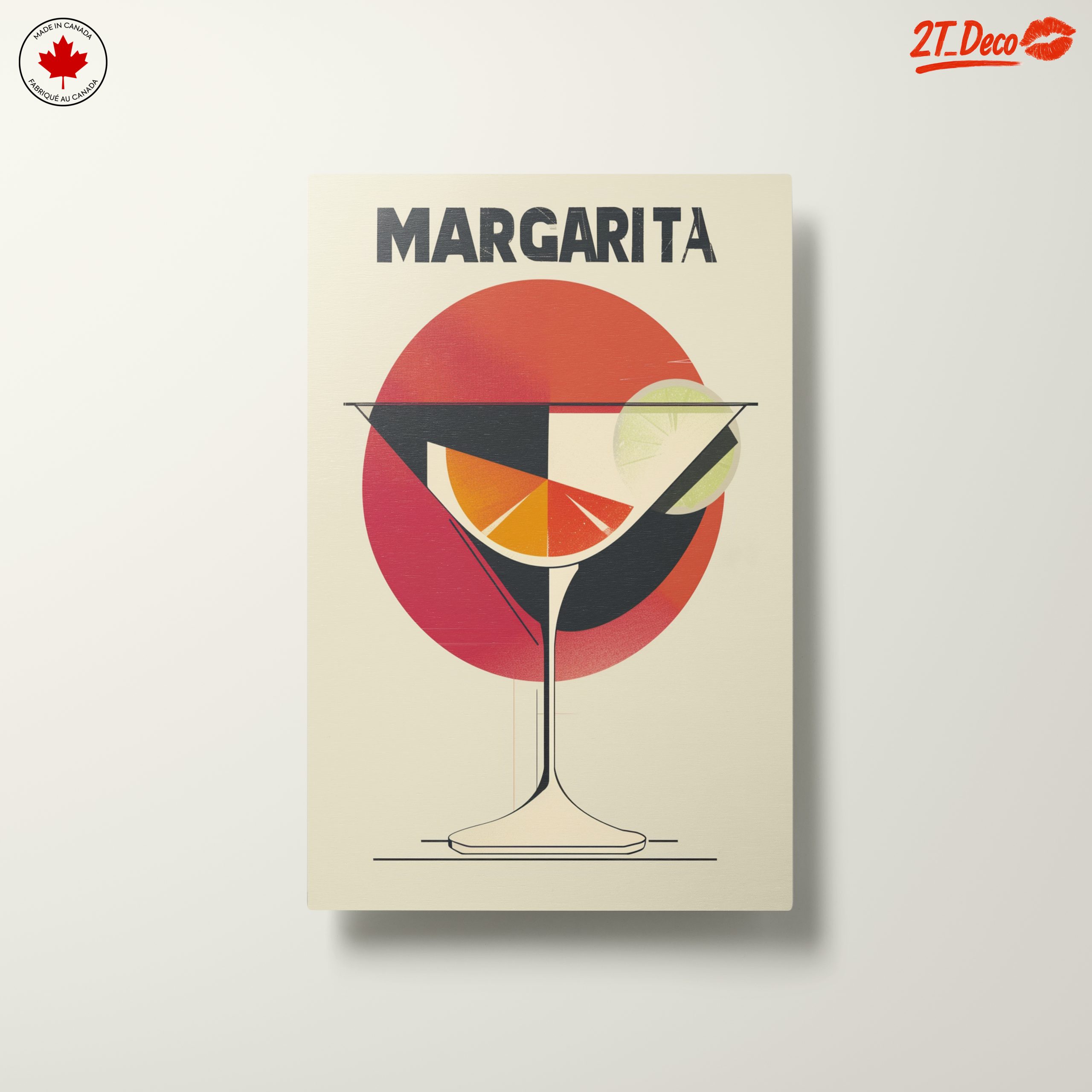 Stylized Margarita Cocktail Artwork - Image 10