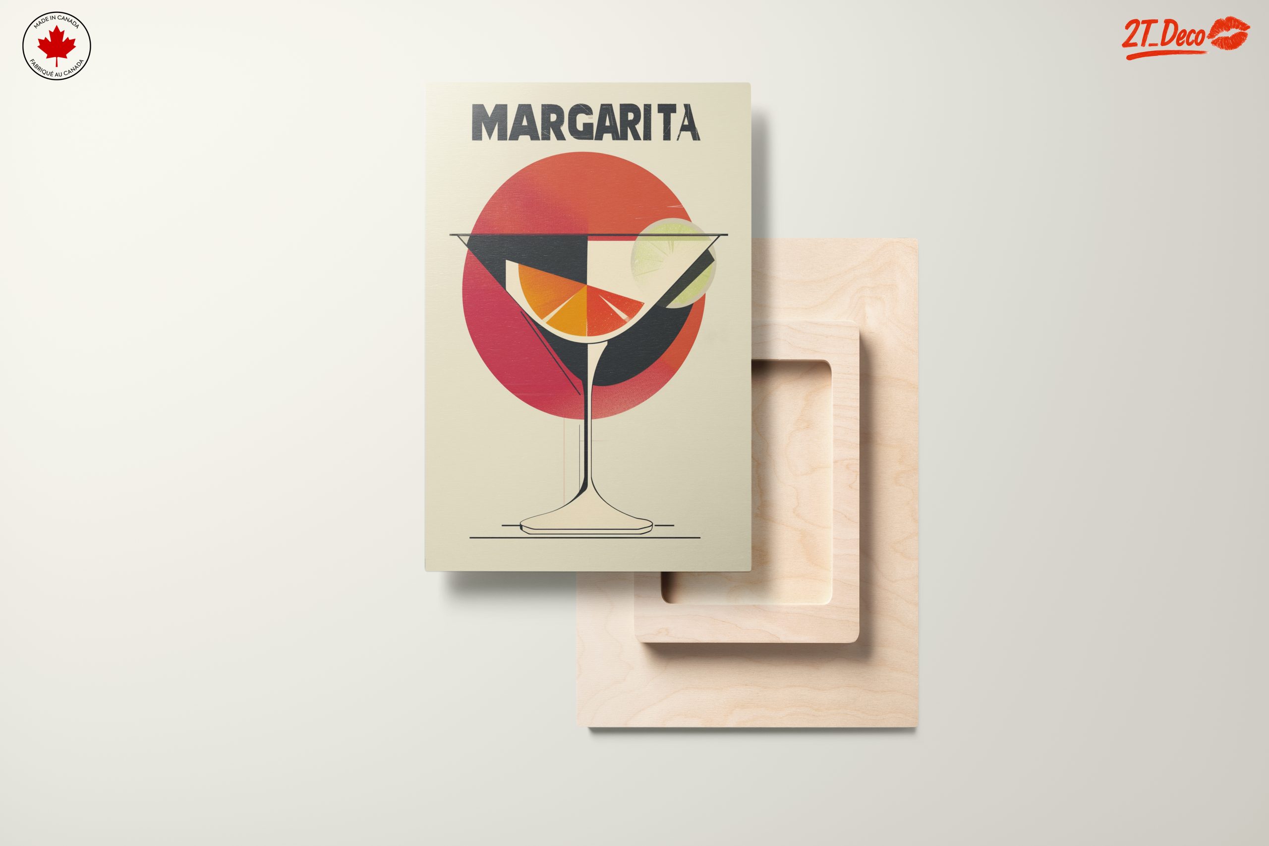 Stylized Margarita Cocktail Artwork - Image 11