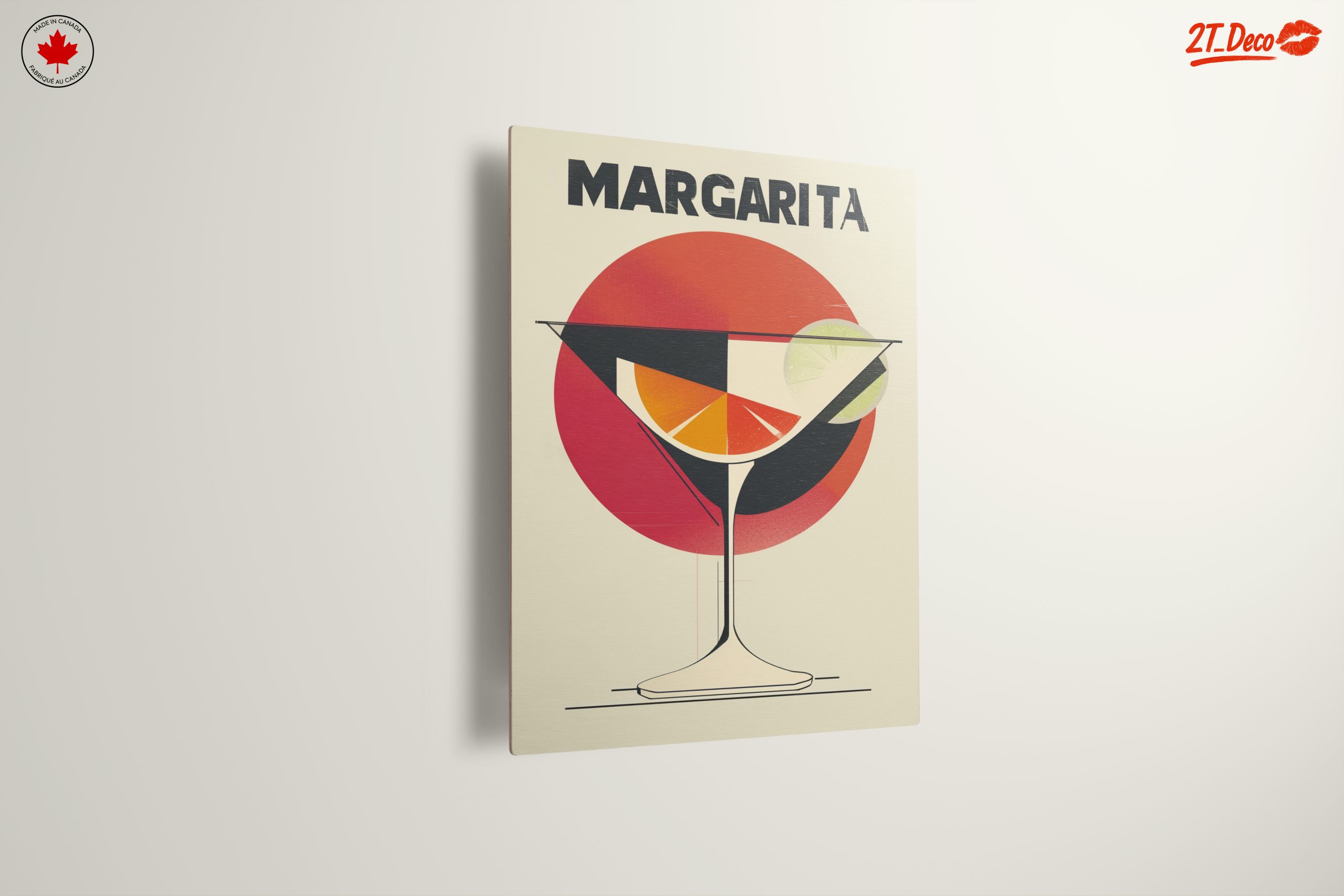 Stylized Margarita Cocktail Artwork - Image 13