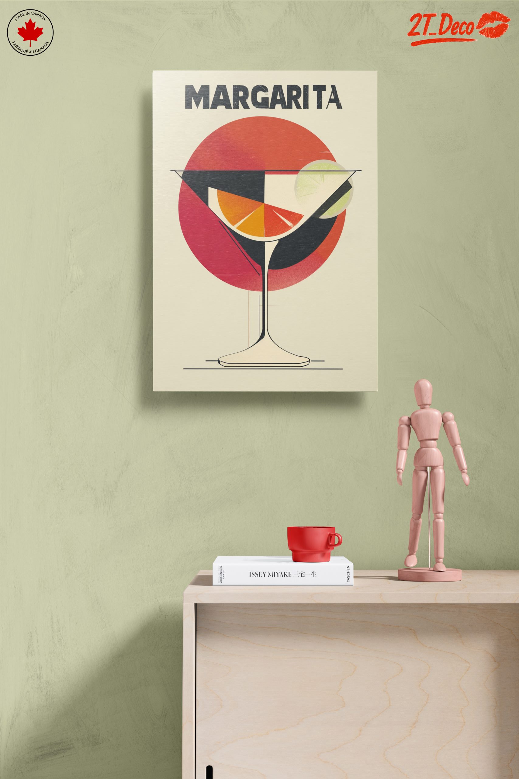 Stylized Margarita Cocktail Artwork - Image 14
